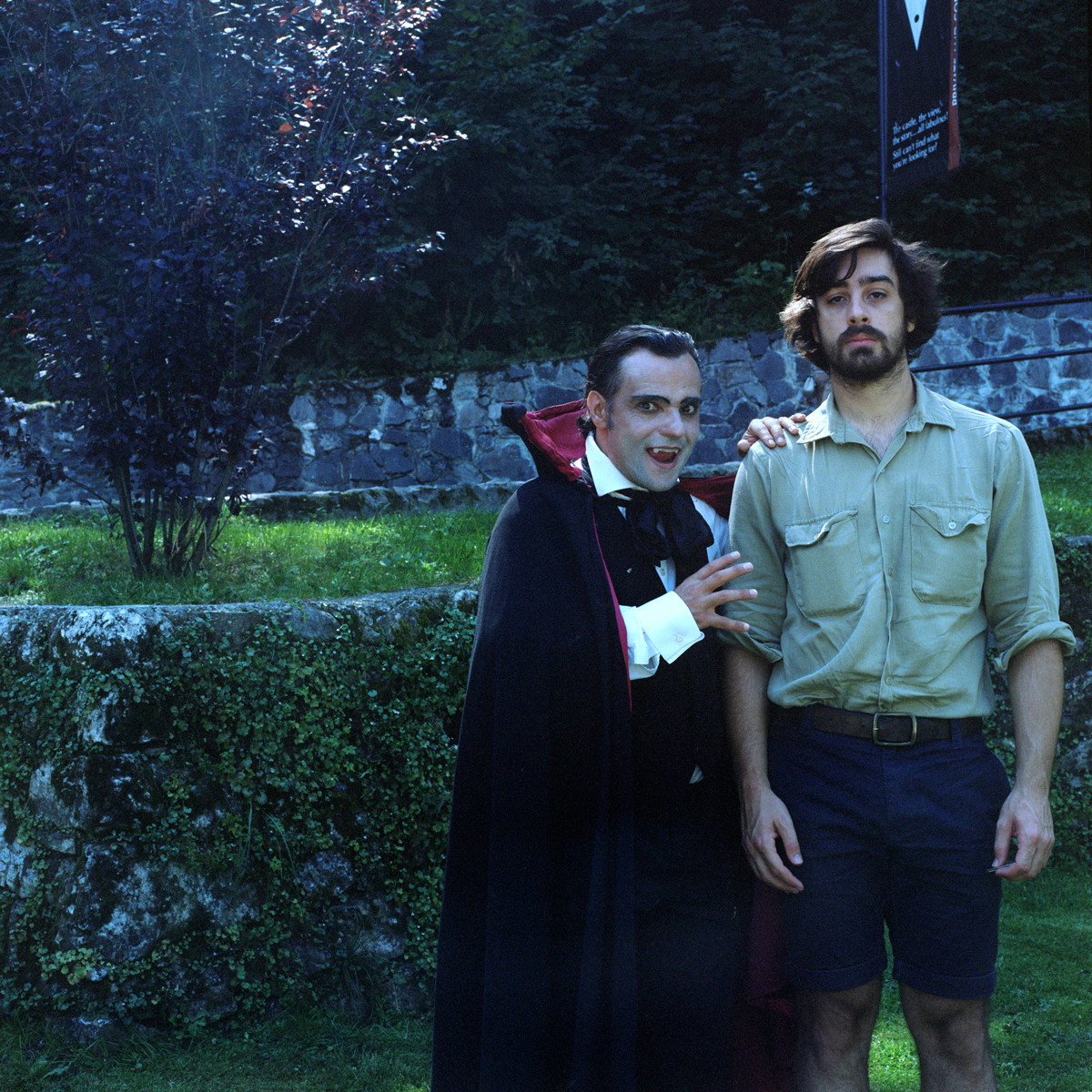   Self Portrait at Bran Castle,  Bran, Romania 