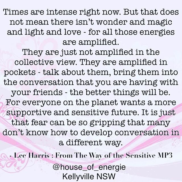 Wonder, Magic, Light and Love are amplified right  now!

Thank you for sharing your inspirational insights and profound wisdom @leeharrisenergy. 
The collective deserves the reminder to find the value in every situation no matter what that may be. Pe