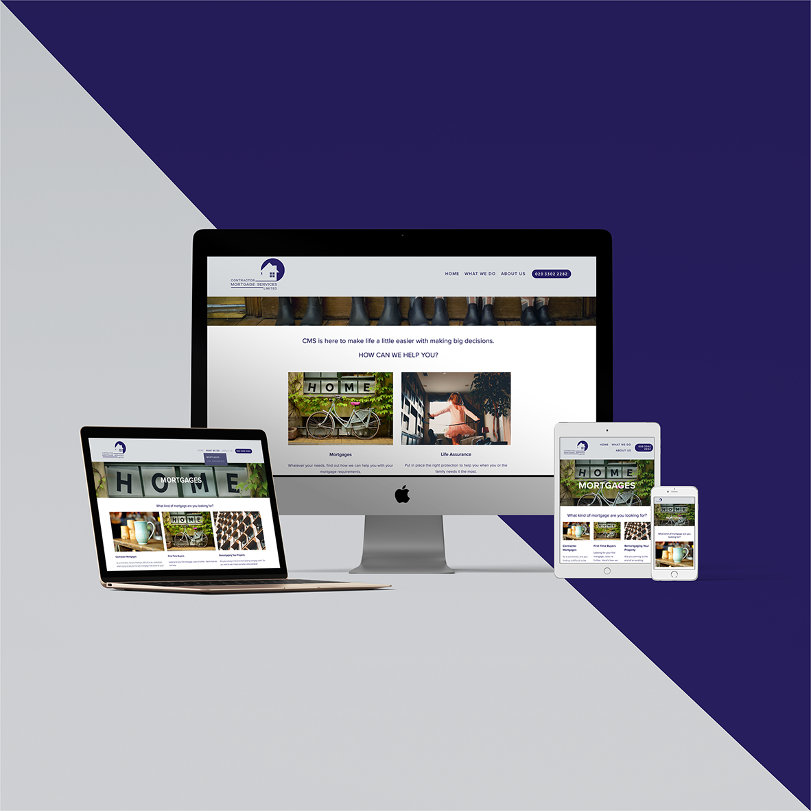 WEBSITE DESIGN + BUILD FOR MORTGAGE CO.