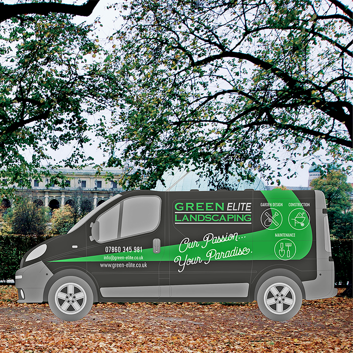 BRANDING + LIVERY FOR LANDSCAPE GARDENERS