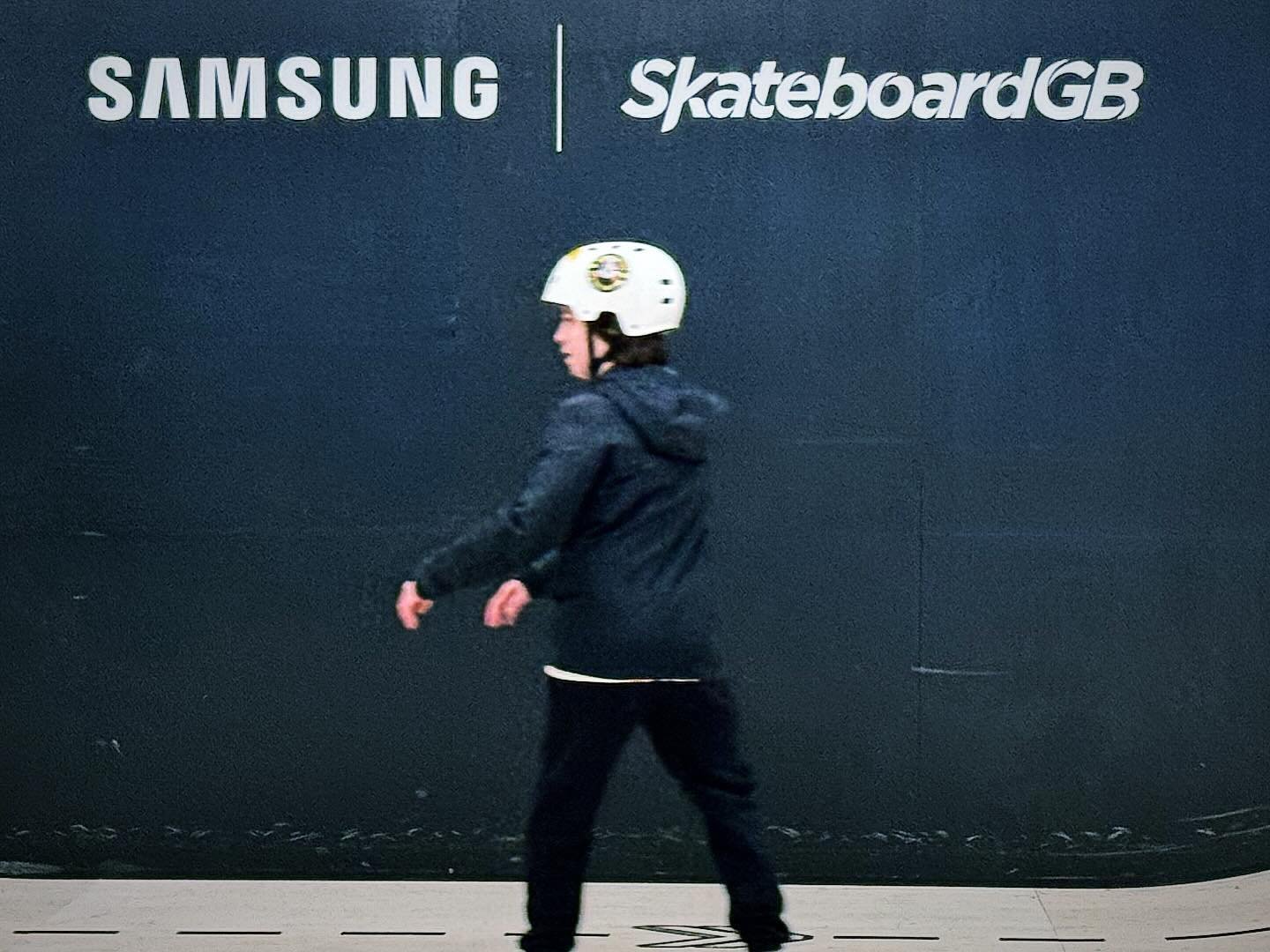 Louis doing his thing in Shoreditch at the @samsunguk Flip pop-up skate park. @northlondonskateclub @samsung #samsung #northlondonskateclub