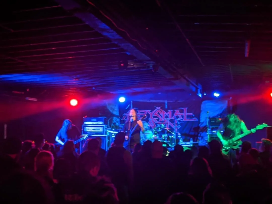 The fans at the Brick by Brick, fascinated from Abysmal Dawn’s set (Metalchondria)