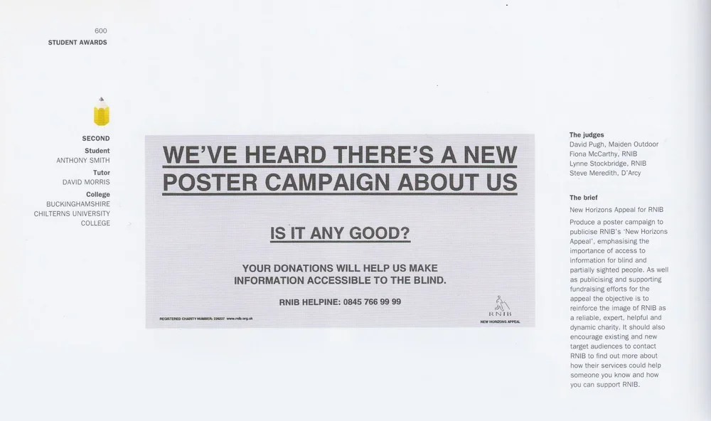 RNIB - WE'VE HEARD THERE'S A POSTER CAMPAIGN