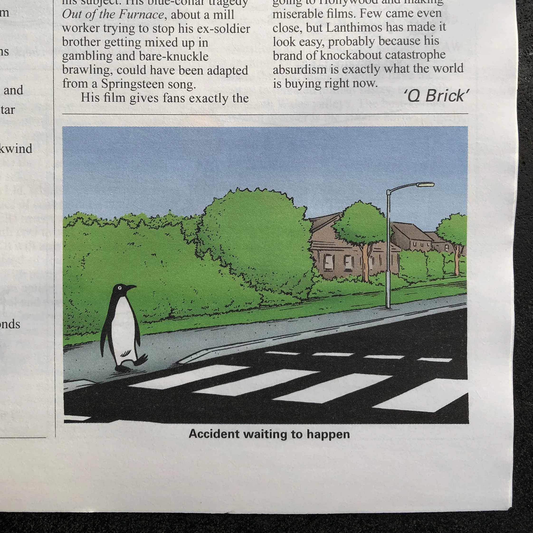 Published cartoon. 