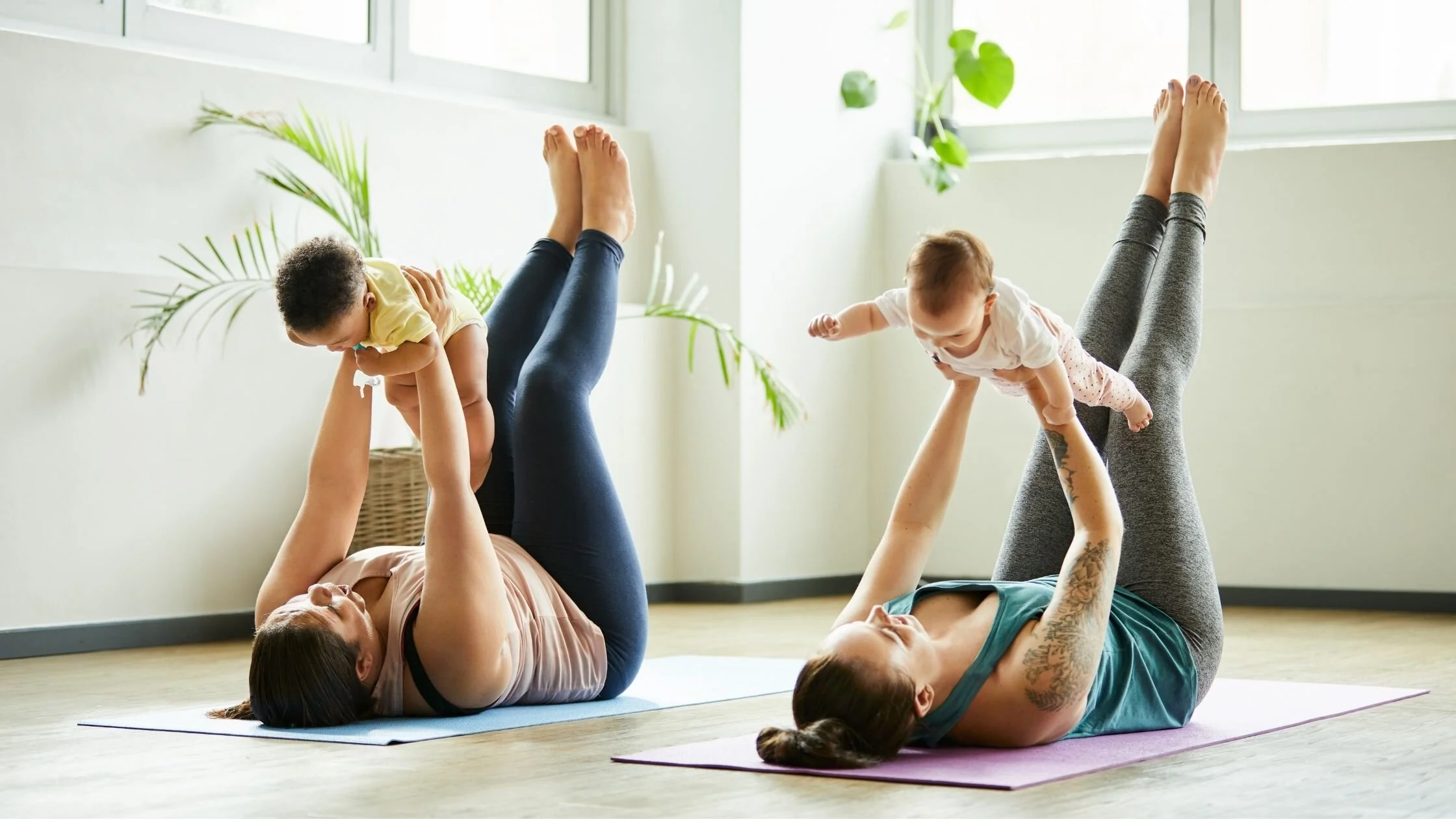 Why attend a mother and baby yoga class in person?