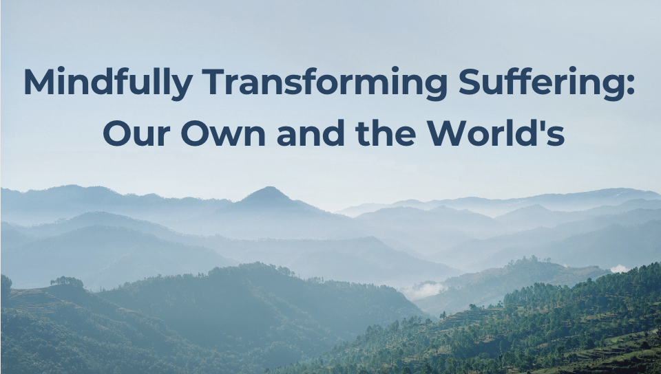  Mindfully Transforming Suffering: Our Own and the World's