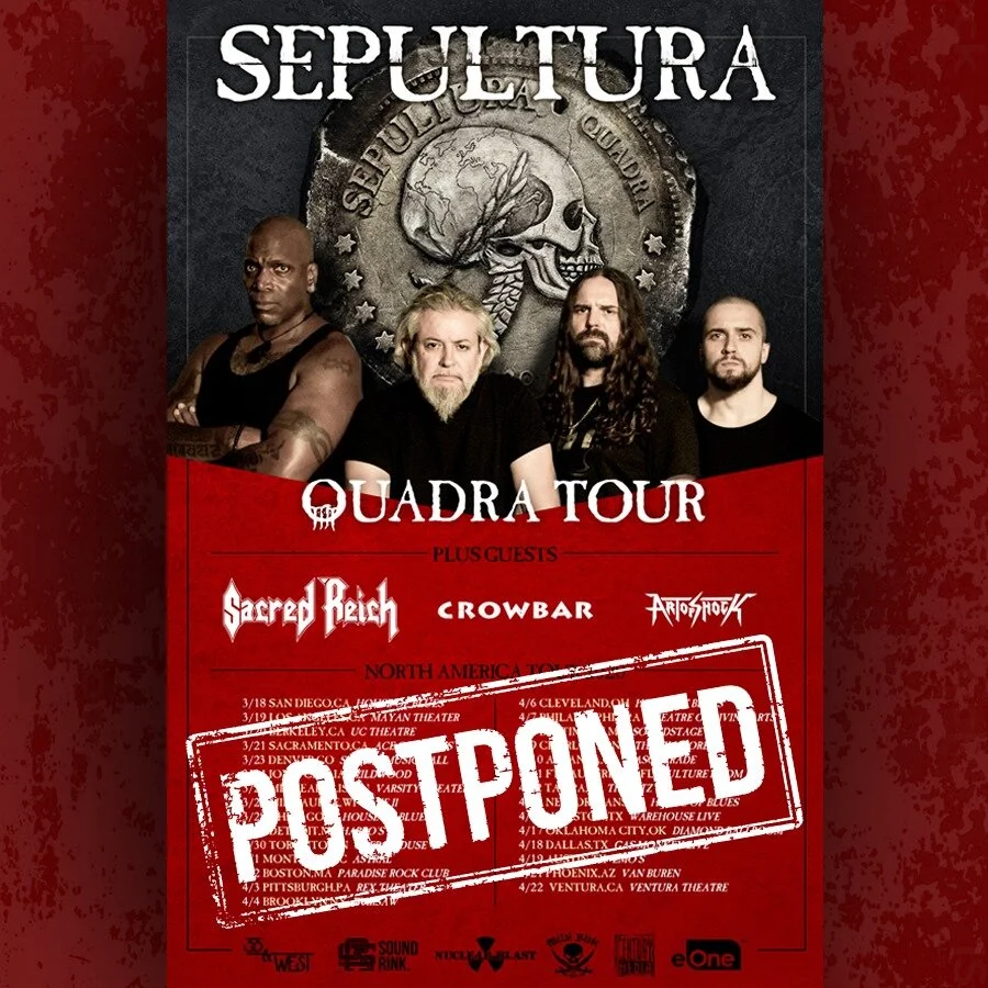 Sepultura Postpones North American Tour