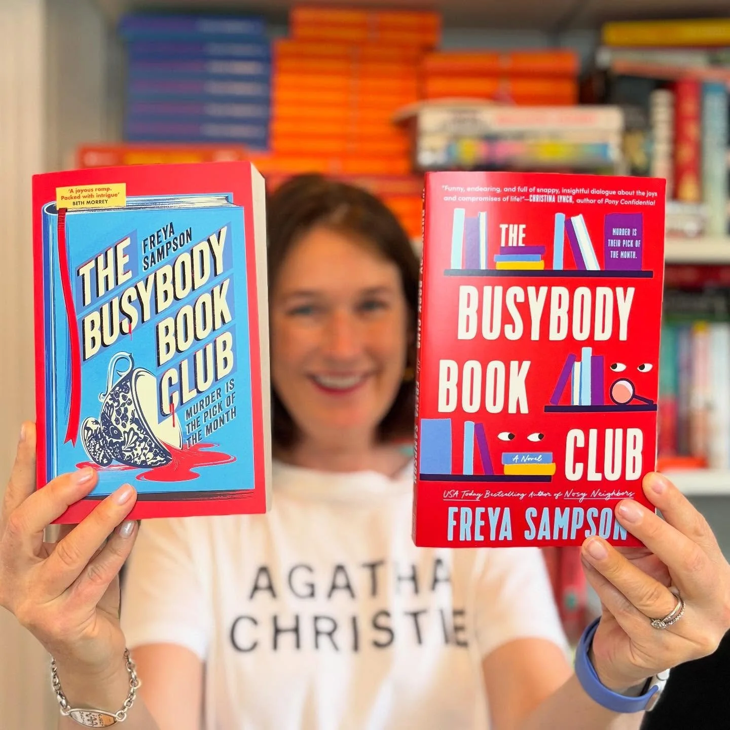 It&rsquo;s publication week for The Busybody Book Club! It&rsquo;s out in N. America today and in the UK on Thursday, and as always happens at this point, I&rsquo;m currently a 50/50 split of excitement and nerves (I thought publishing would get easi