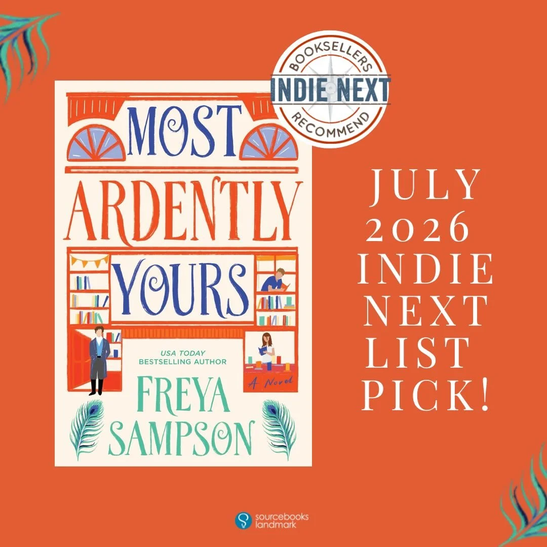 🎉So happy to share that MOST ARDENTLY YOURS is an Indie Next List pick! Thank you to all the wonderful independent booksellers who nominated my bookish romcom, it means the world to me that this story is resonating with people. Some of their lovely 
