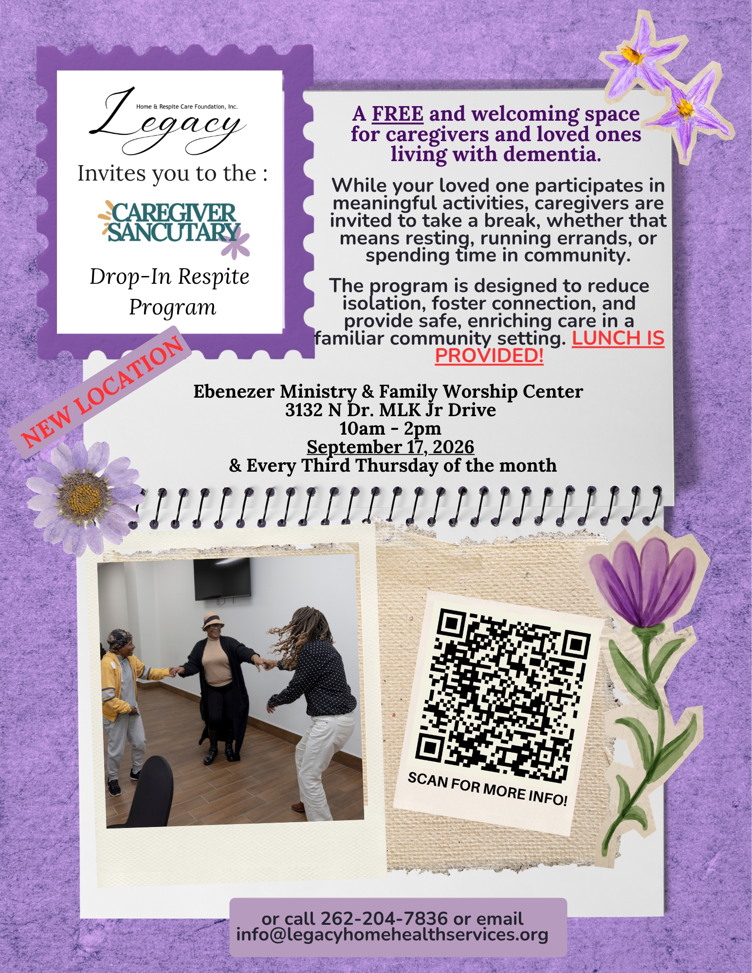 Free Dementia Drop In Respite Program