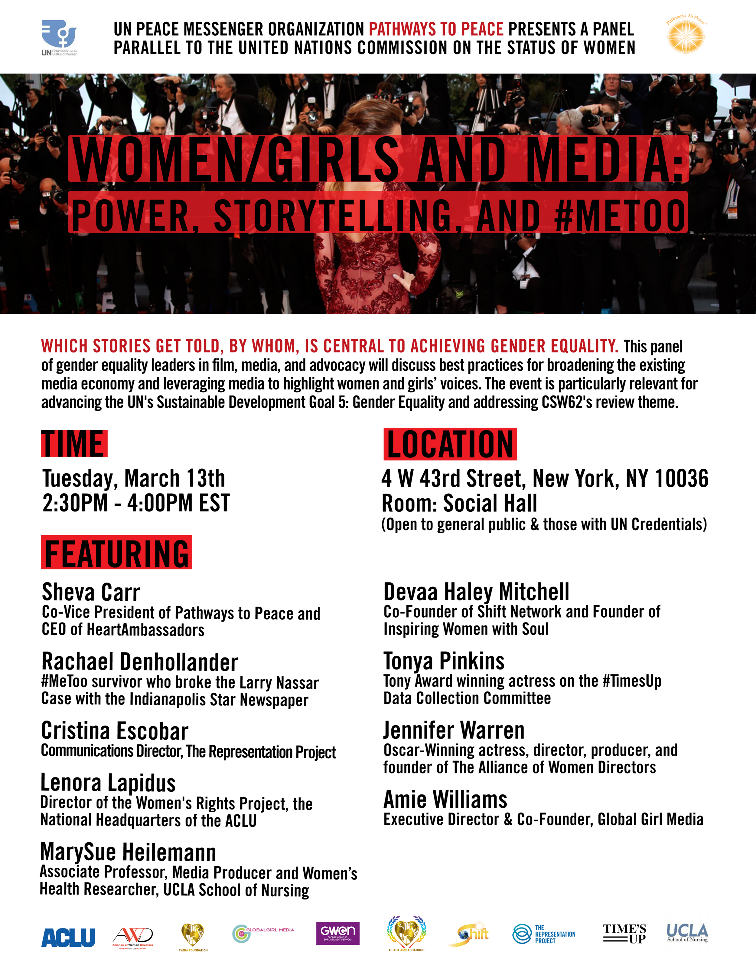 Women/Girls and Media: Power, Storytelling, and #MeToo