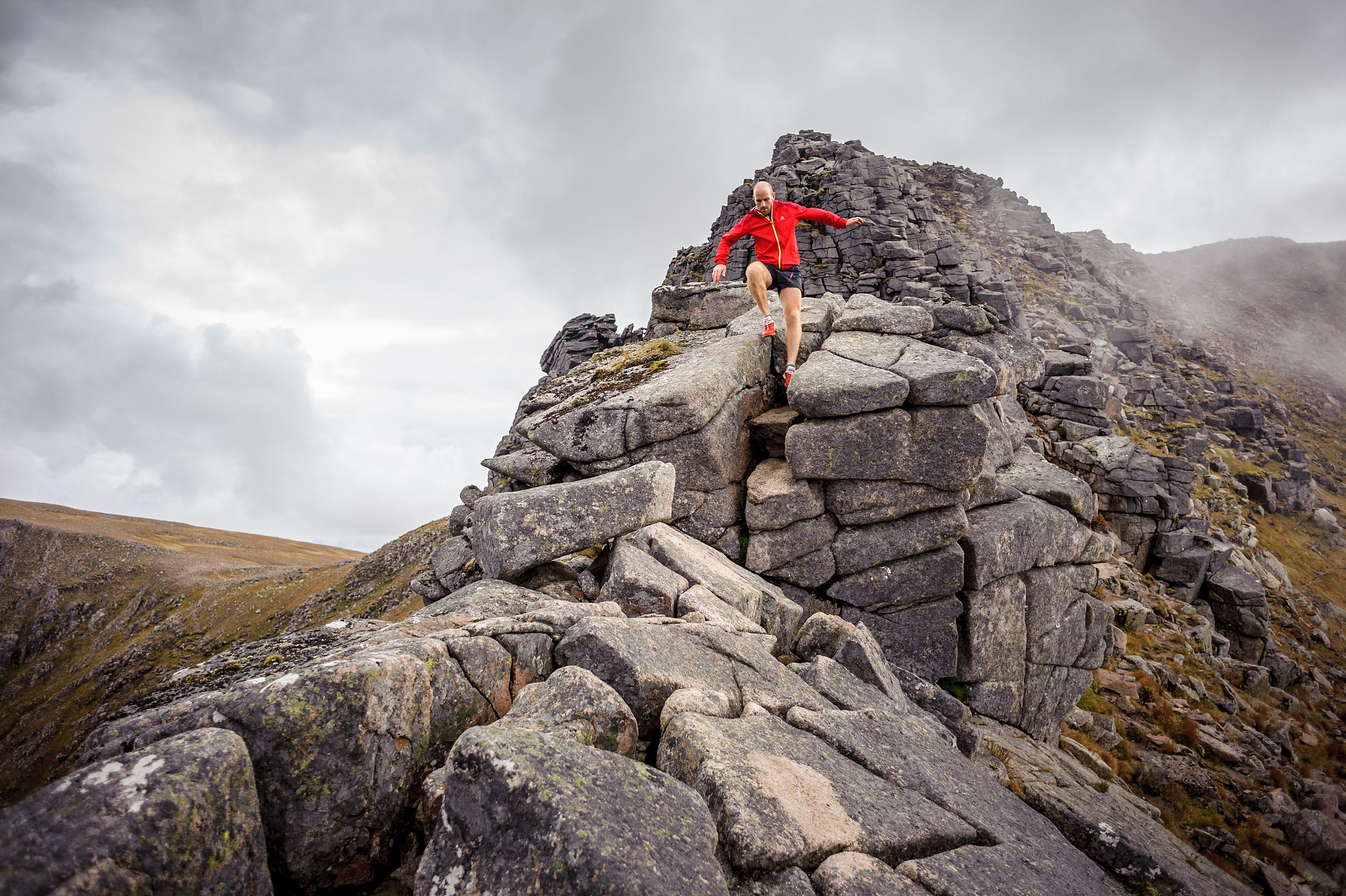 Donnie Campbell mountain running, Cairngorms - Colin Henderson Photography