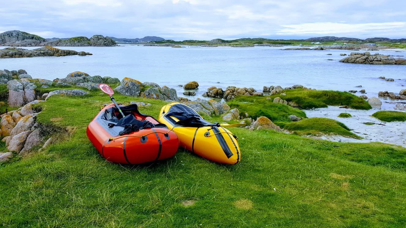 Packrafting - Beaten by the weather, Isle of Mull