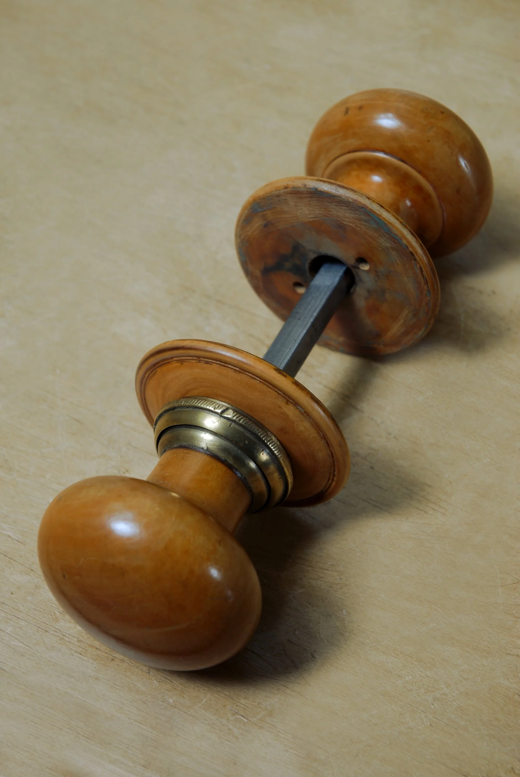 SIZED 1566 Wooden Antique Door Handles.JPG