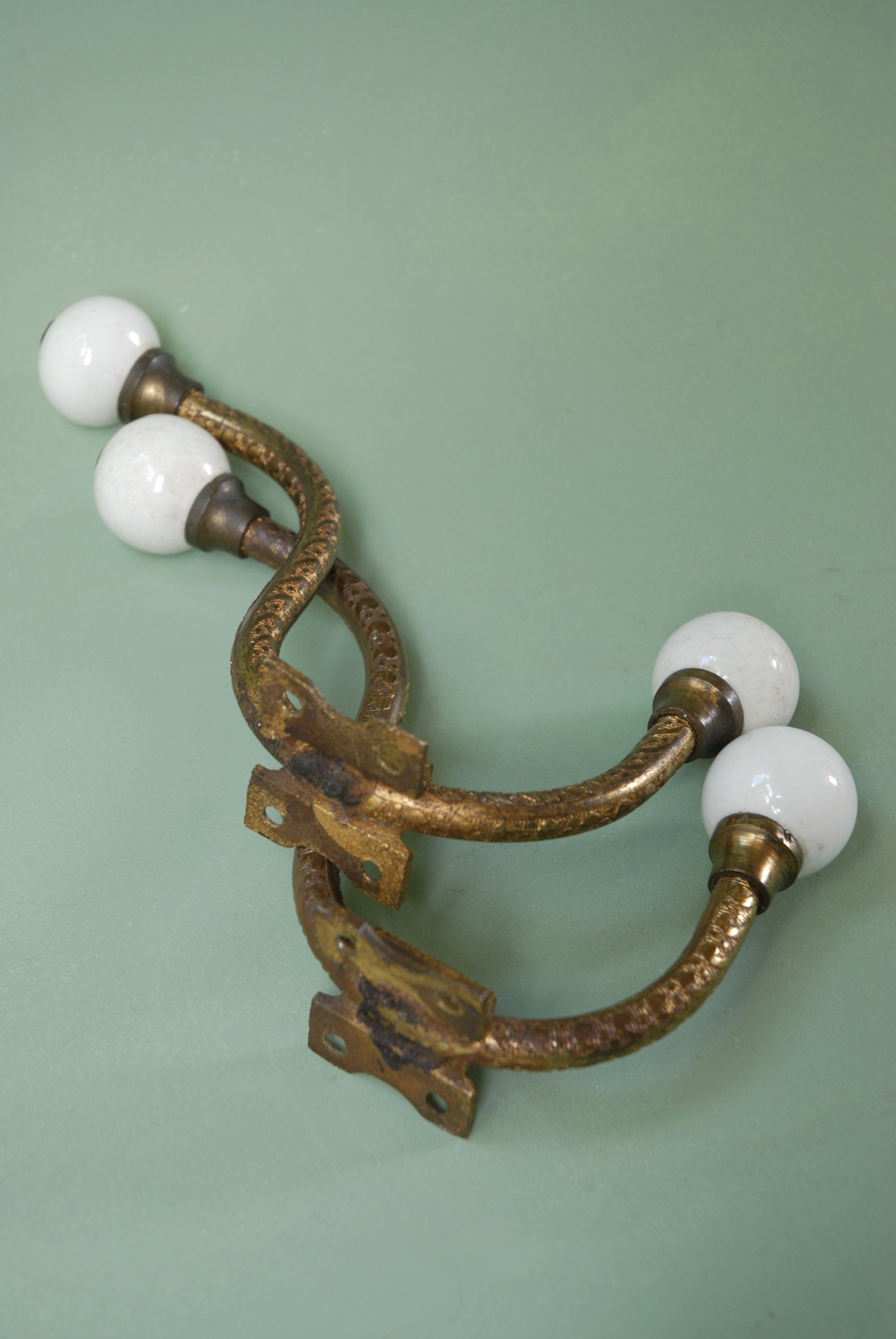 SIZED 1456 Victorian Brass Ceramic Coat Hooks.JPG