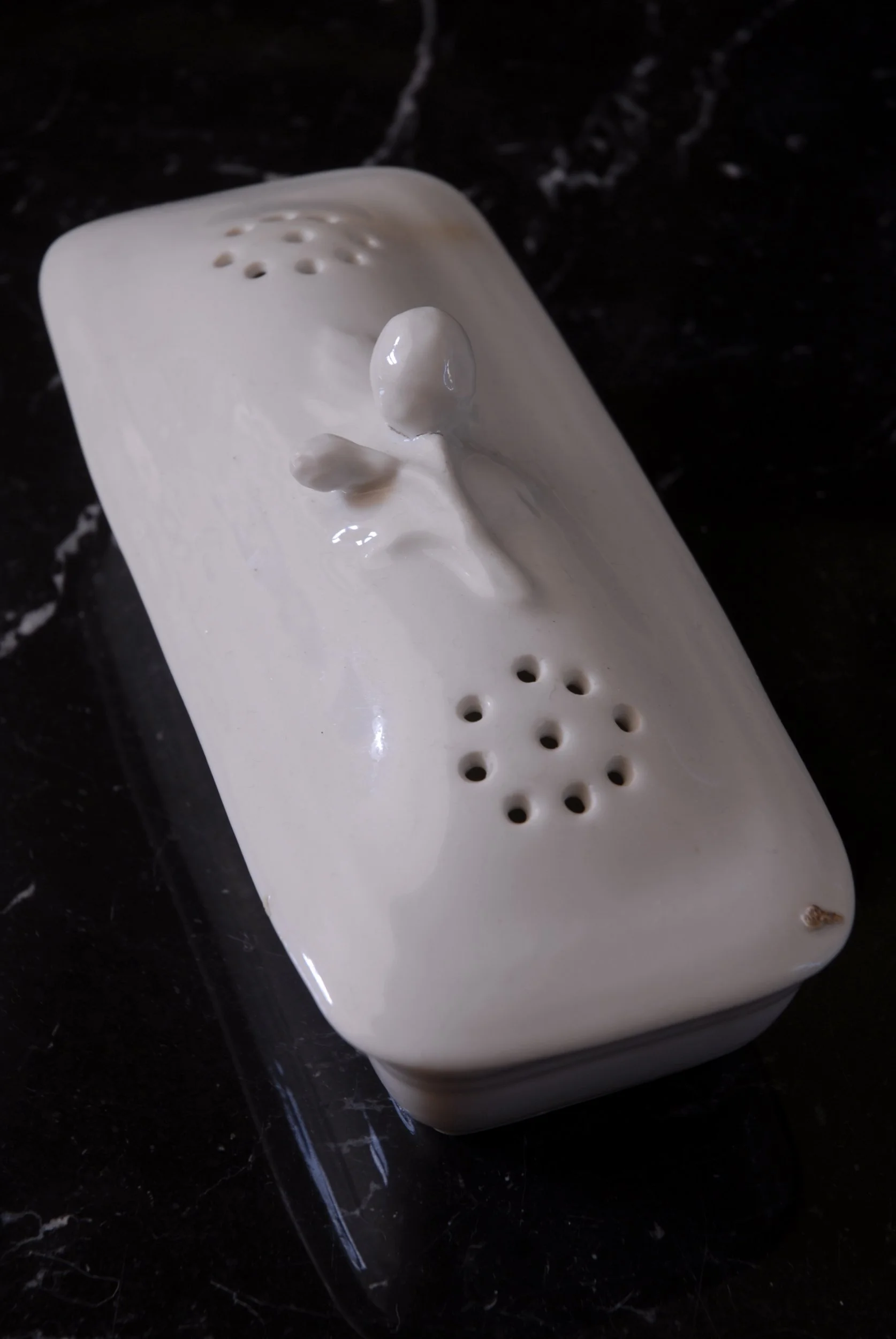 SIZED 1461 Vintage Toothbrush Holder Porcelain.JPG