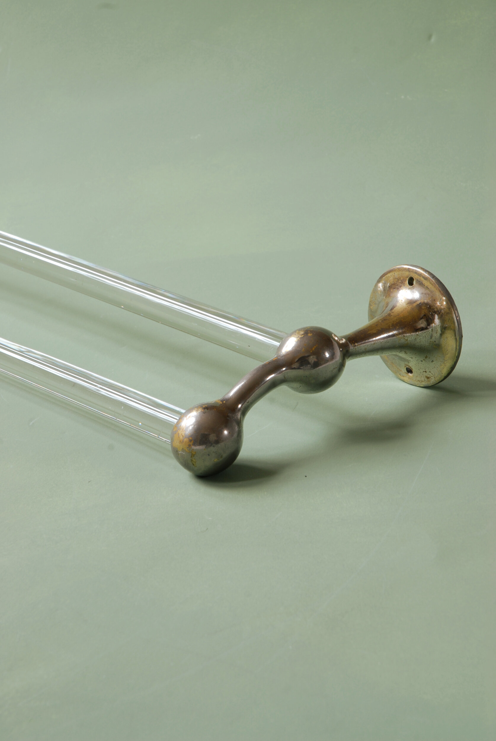 SIZED 311 Double Towel Rail Side View Close Up.JPG