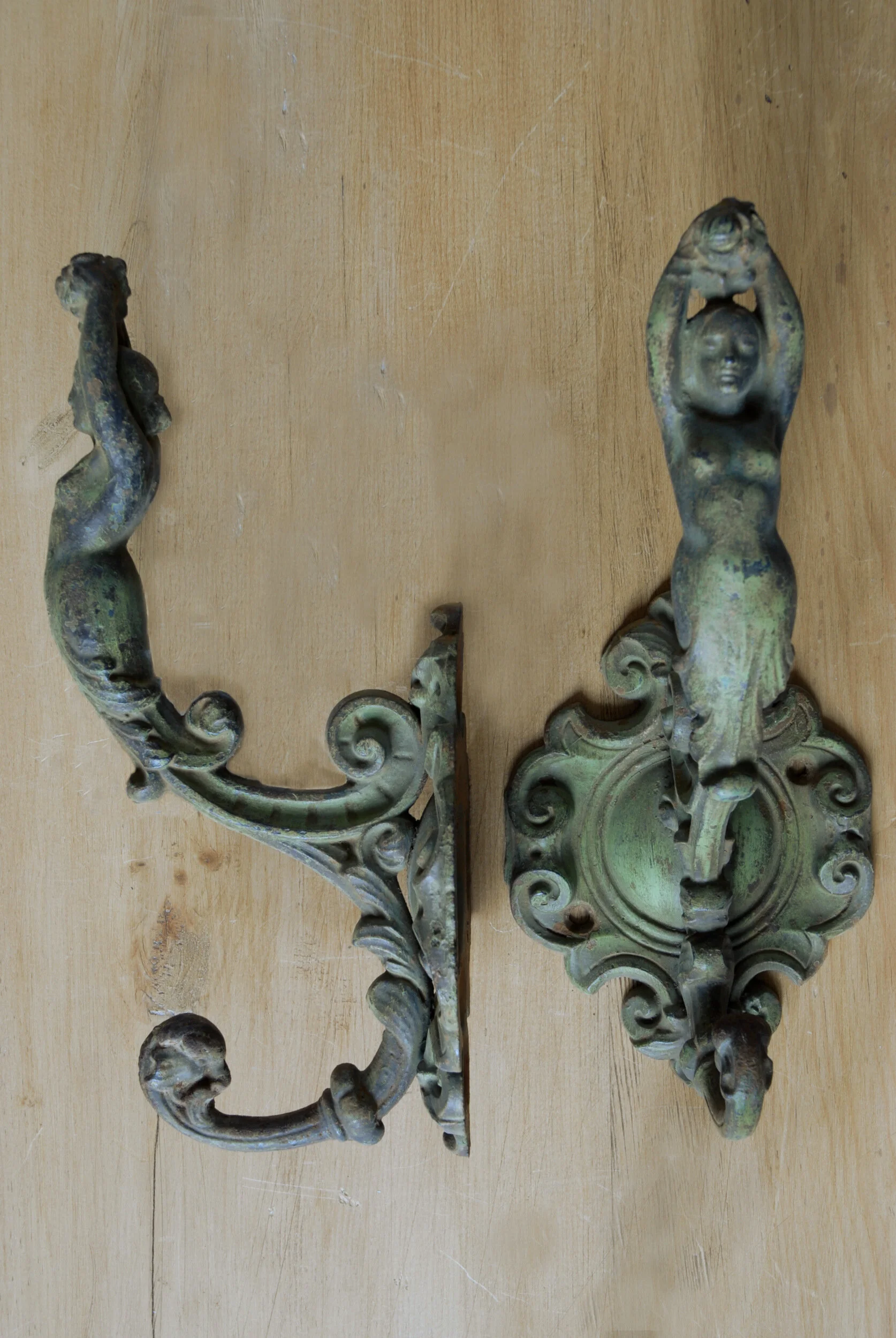 Rare Large French Coat Hooks