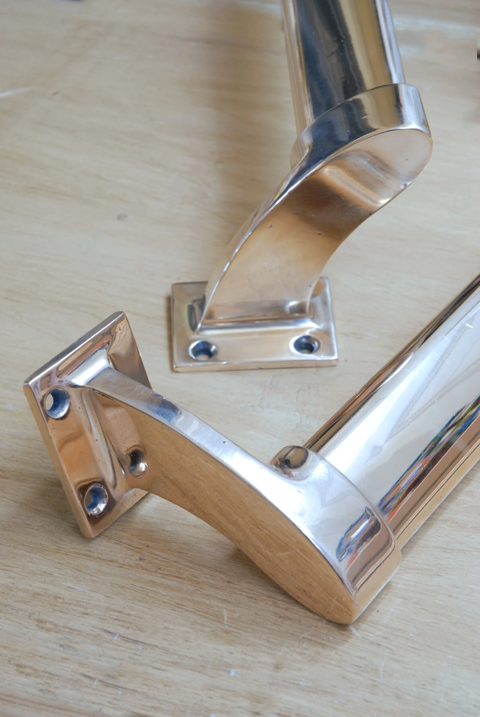 SIZED 413 Art Deco Rose Brass Handles End Details.JPG