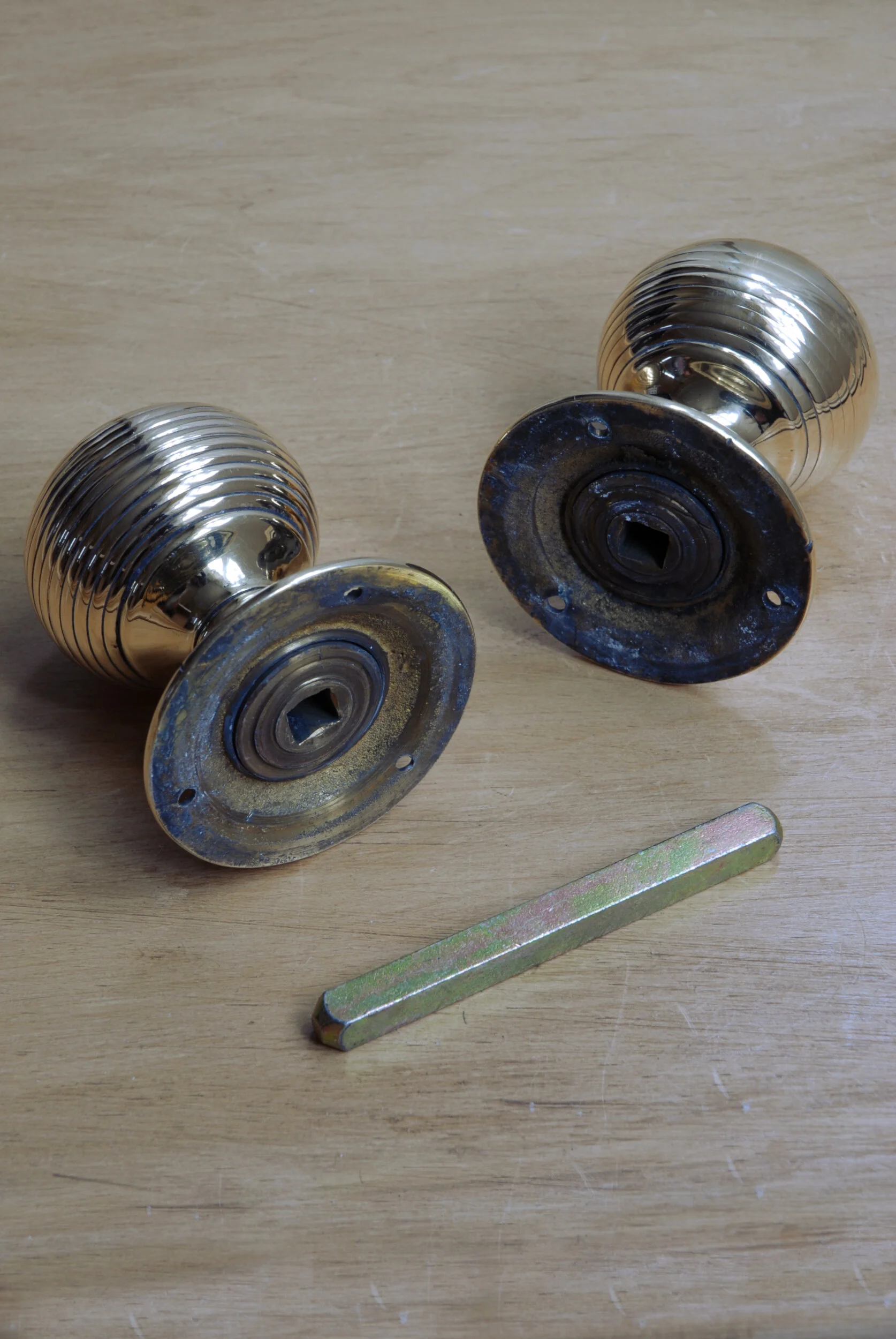 SIZED 425 Beehive Door KNobs Back View.JPG