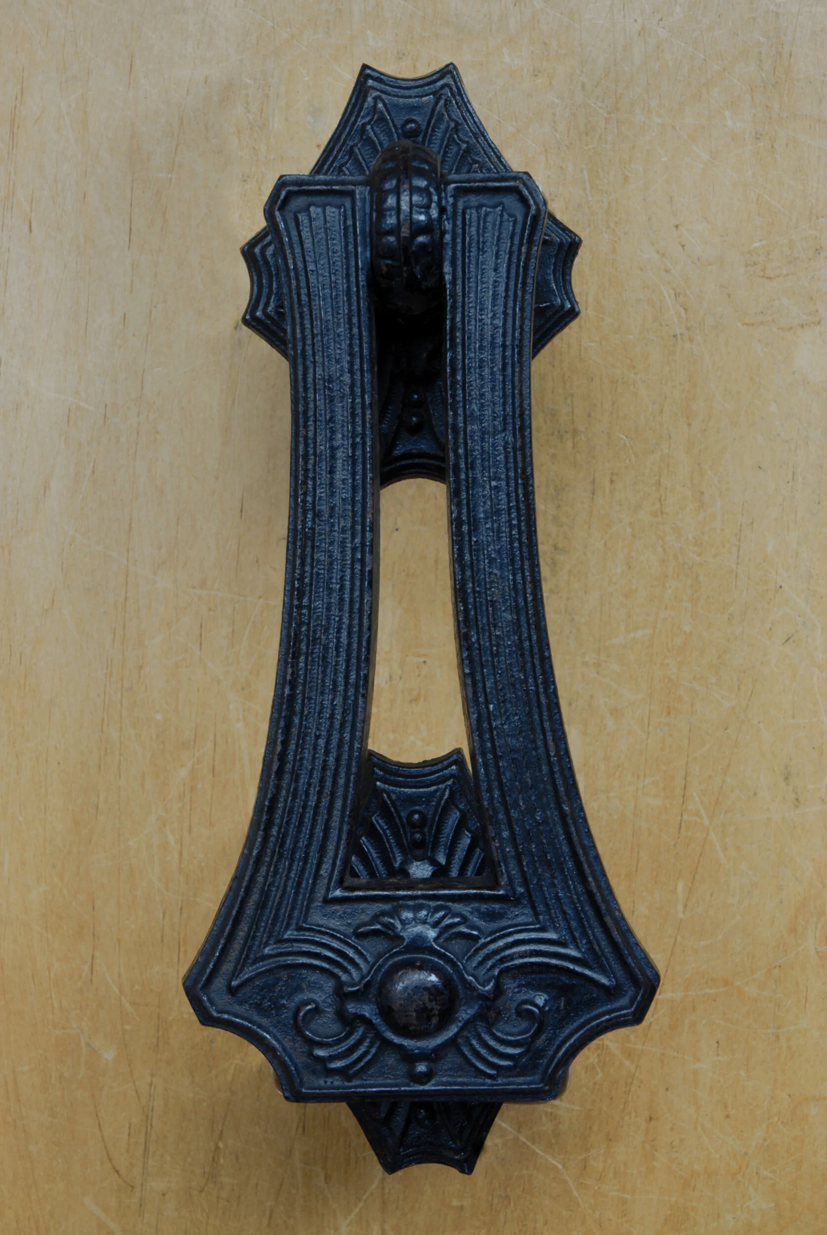 SIZED 619 Cast Iron James Collins Door Knocker.JPG
