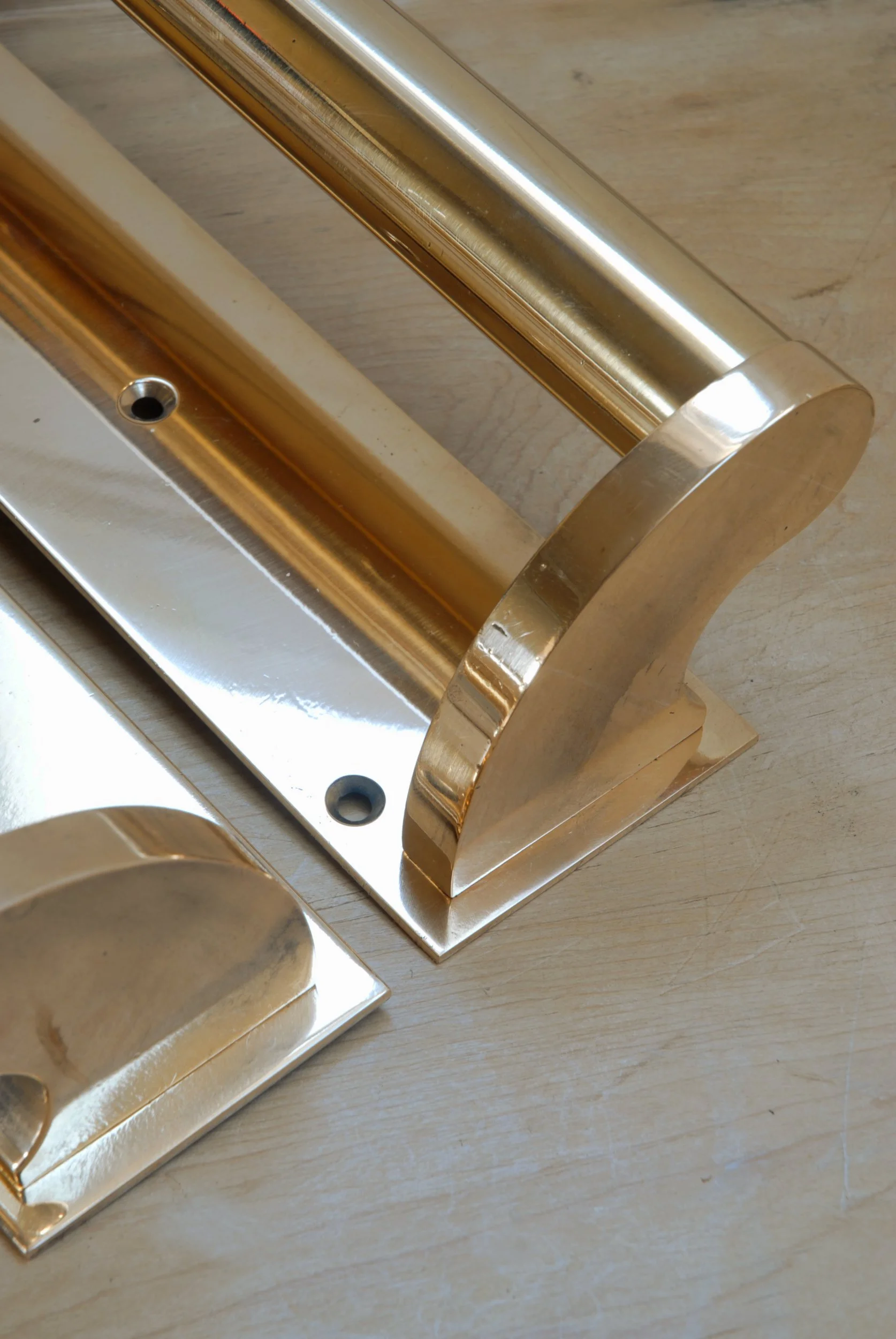 Pair Of Art Deco Handles 13" — Water and Wood