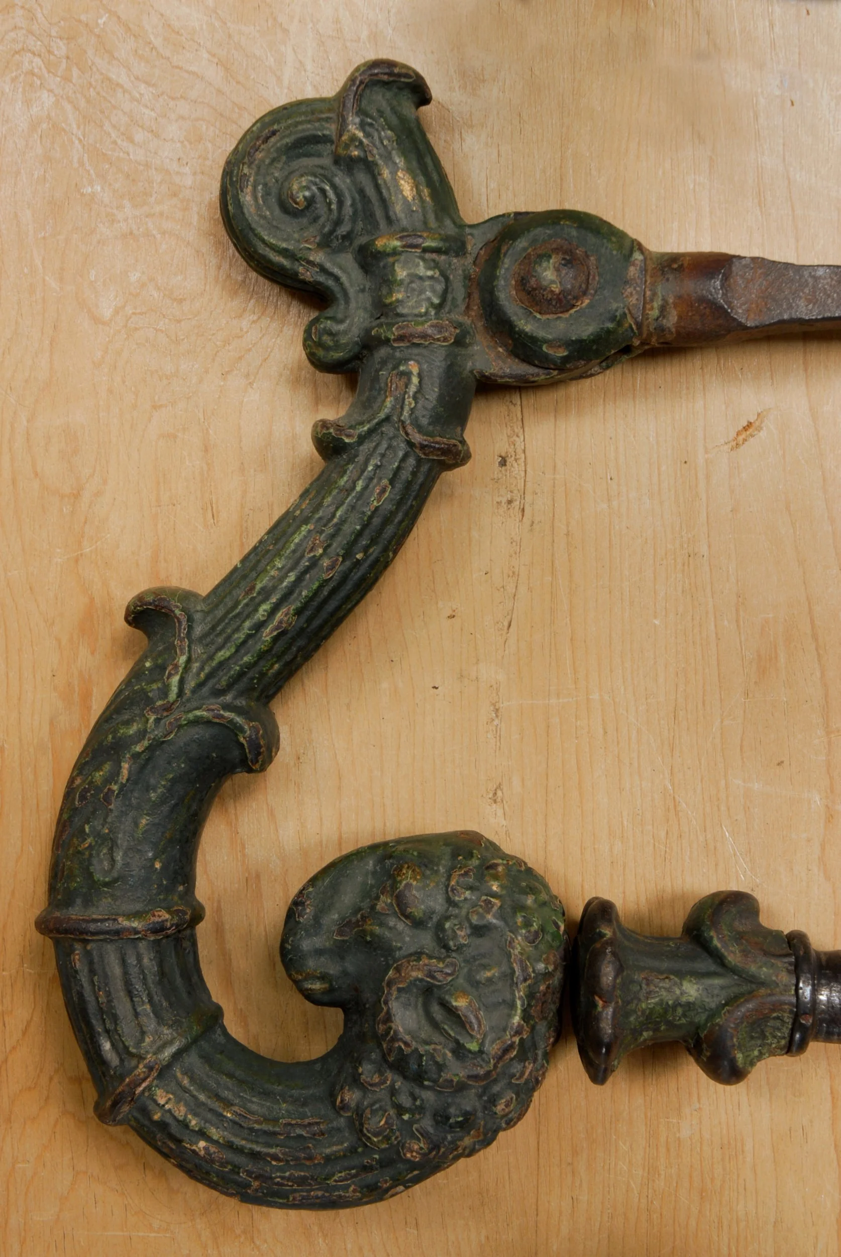 SIZED 834 Antique Door Knocker 1900's.JPG