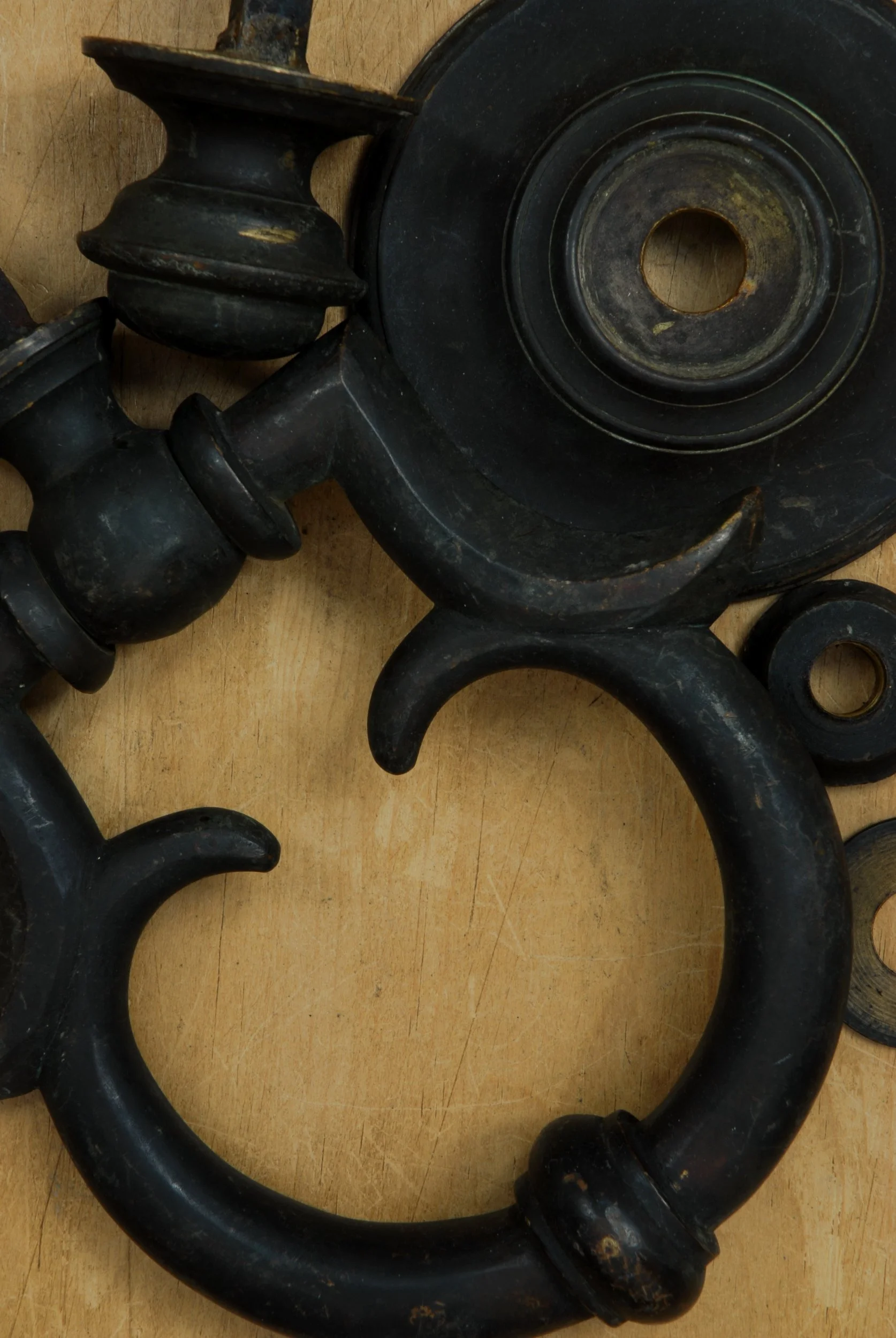 SIZED 874 Bronze Antique Door Knocker Italian.JPG