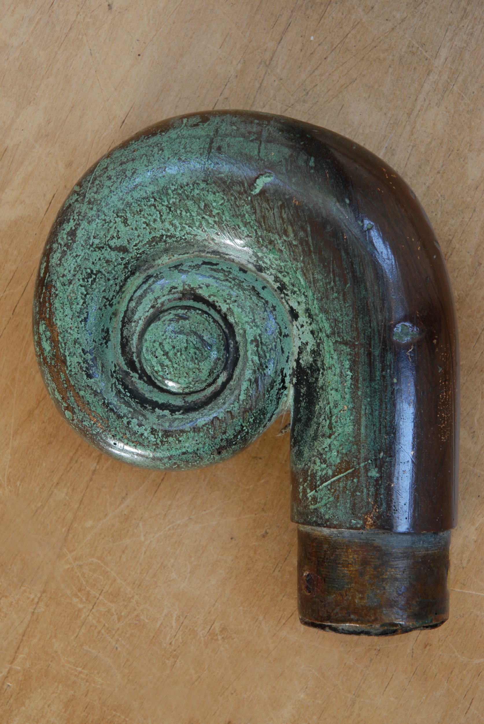 Heavy Bronze Balustrade Finial End
