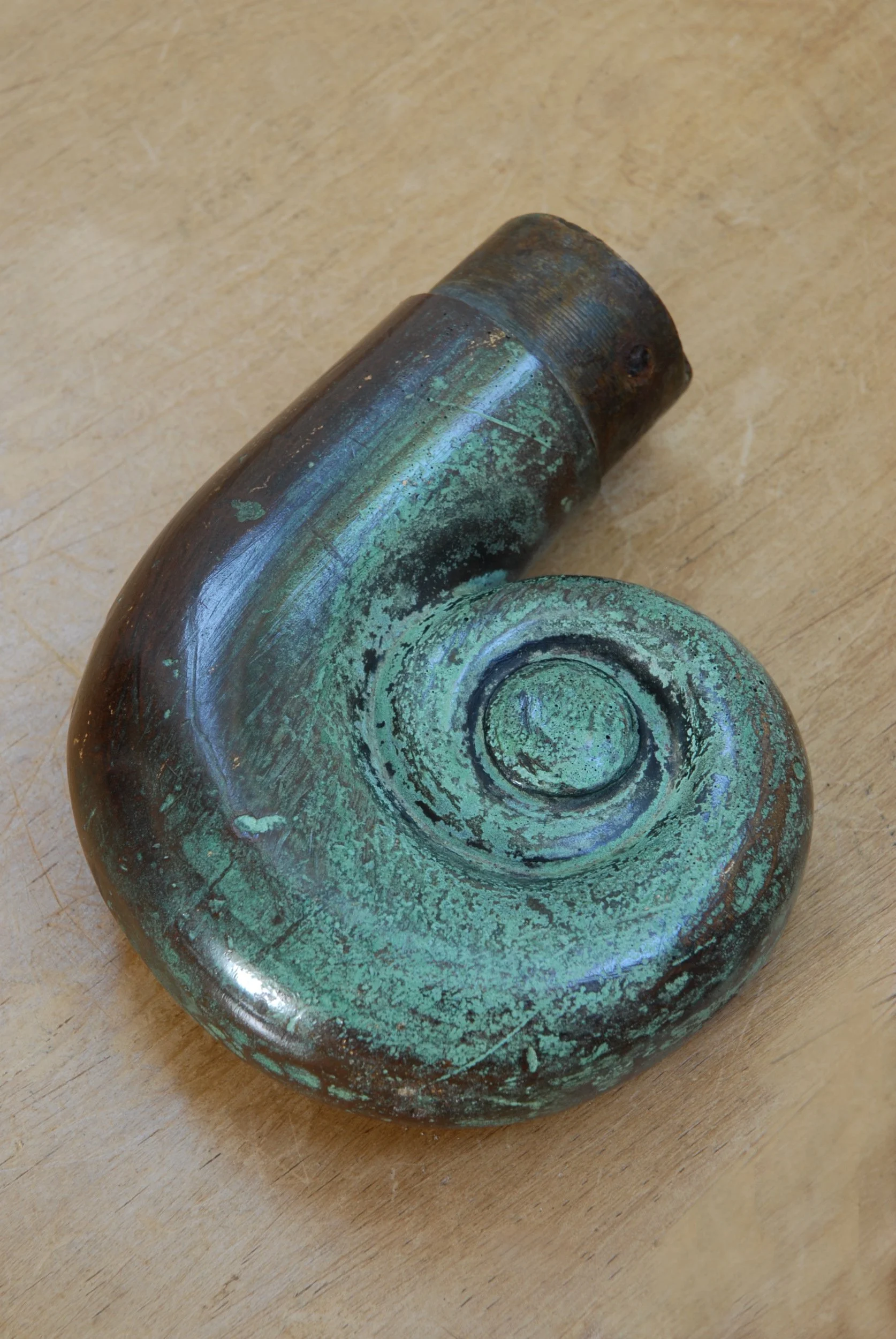 SIZED 899 French Bronze Ballustrade Staircase Finial.JPG