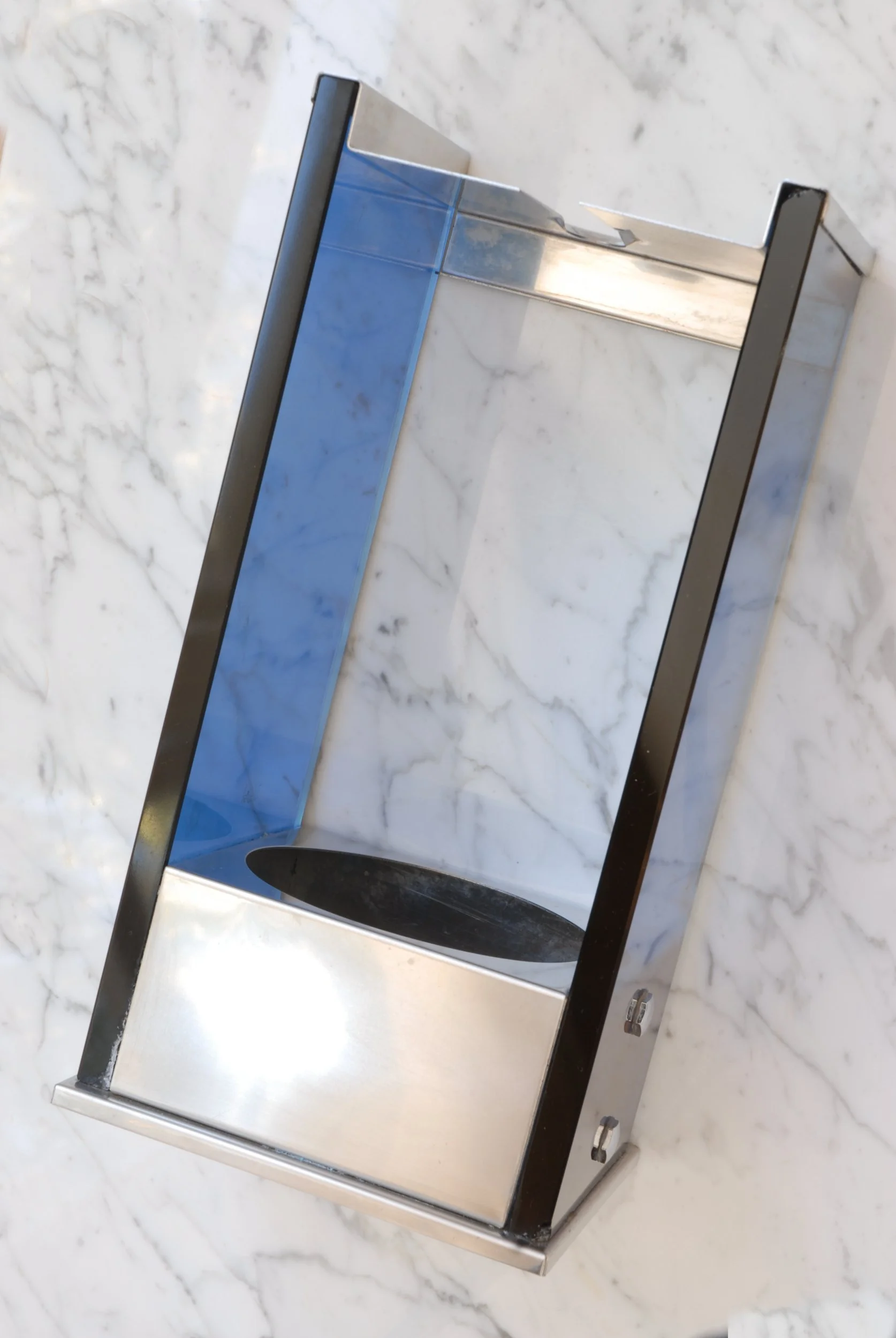 SIZED 918 Fontana Arte Glass Toilet Roll Holder.JPG