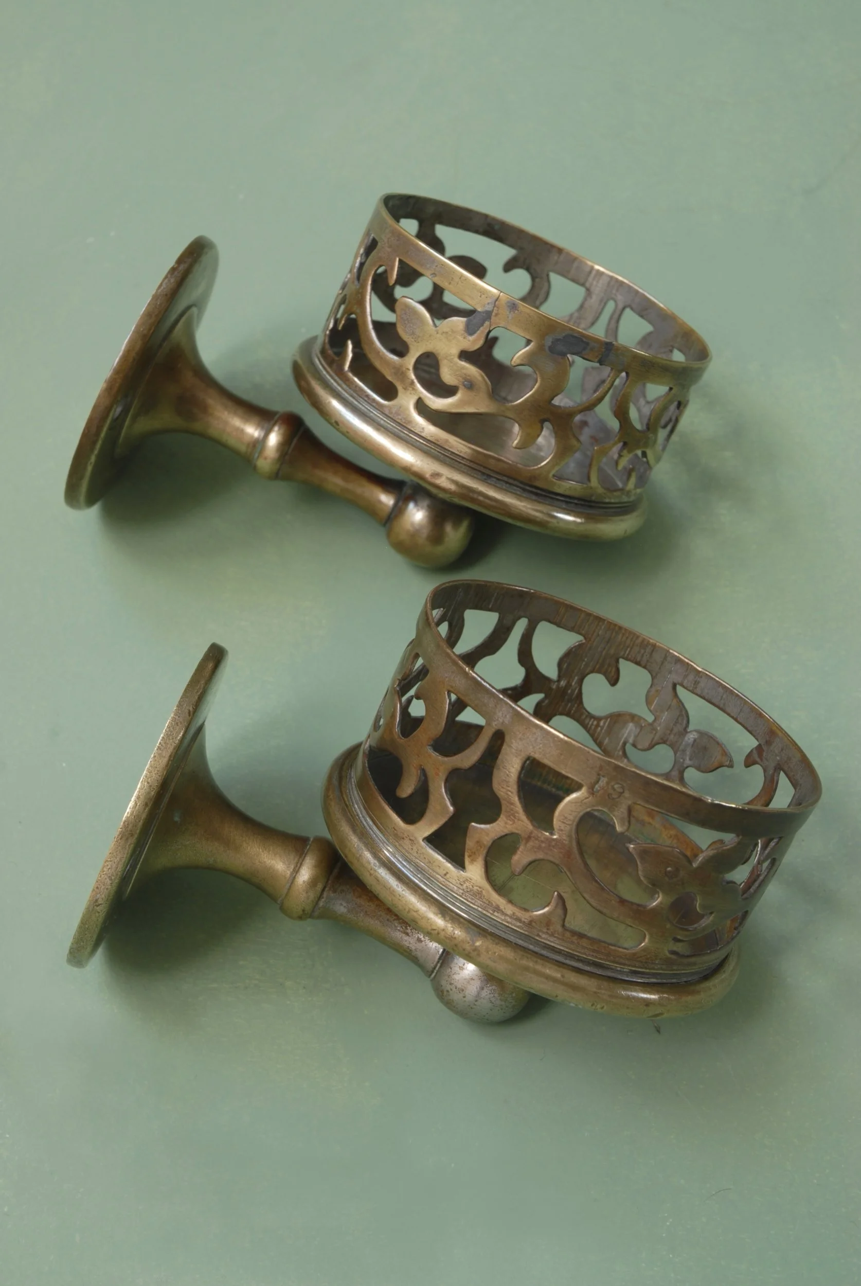 Pair Of Antique Shanks Tumblers