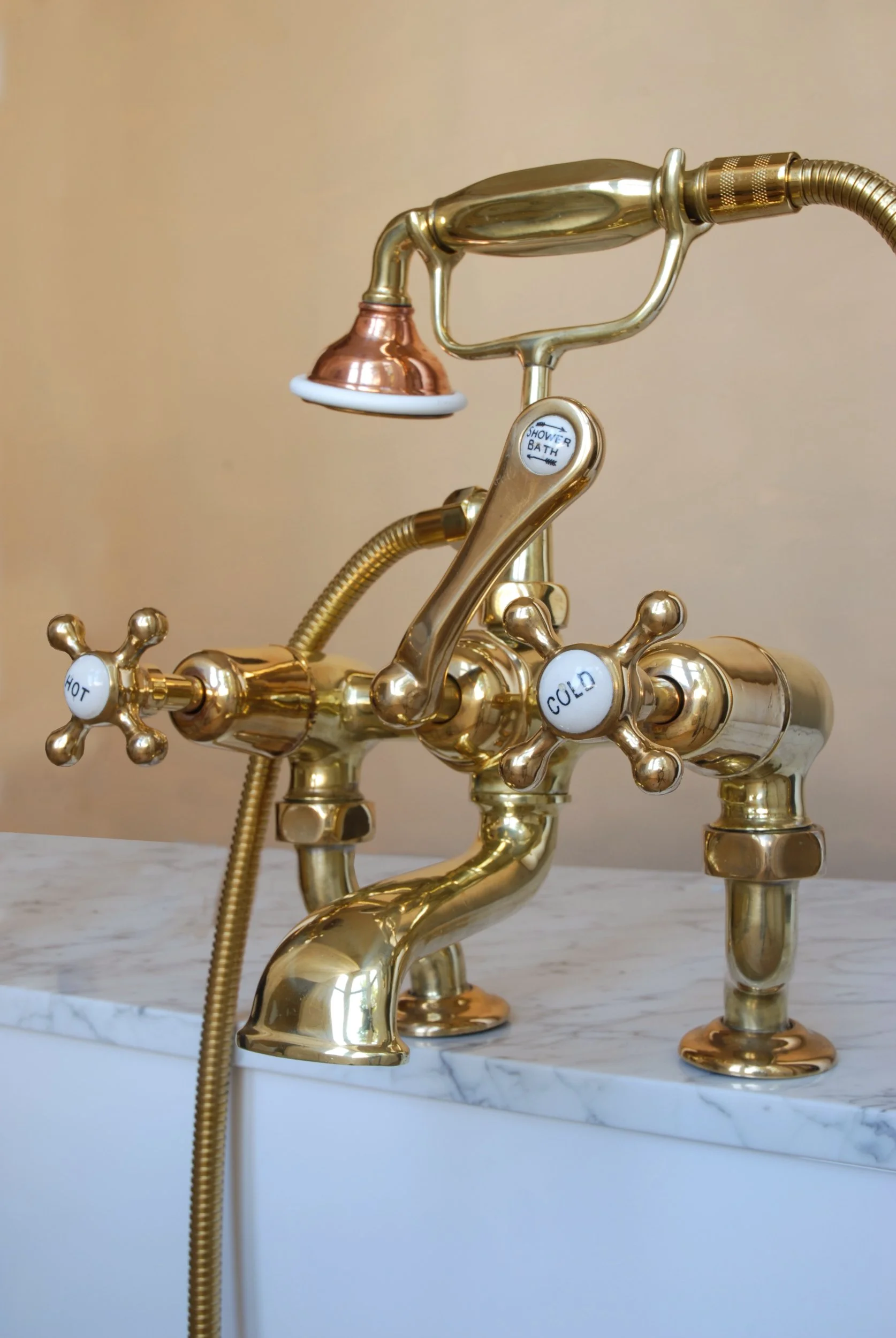 Edwardian Bath & Shower Mixer Tap — Water and Wood
