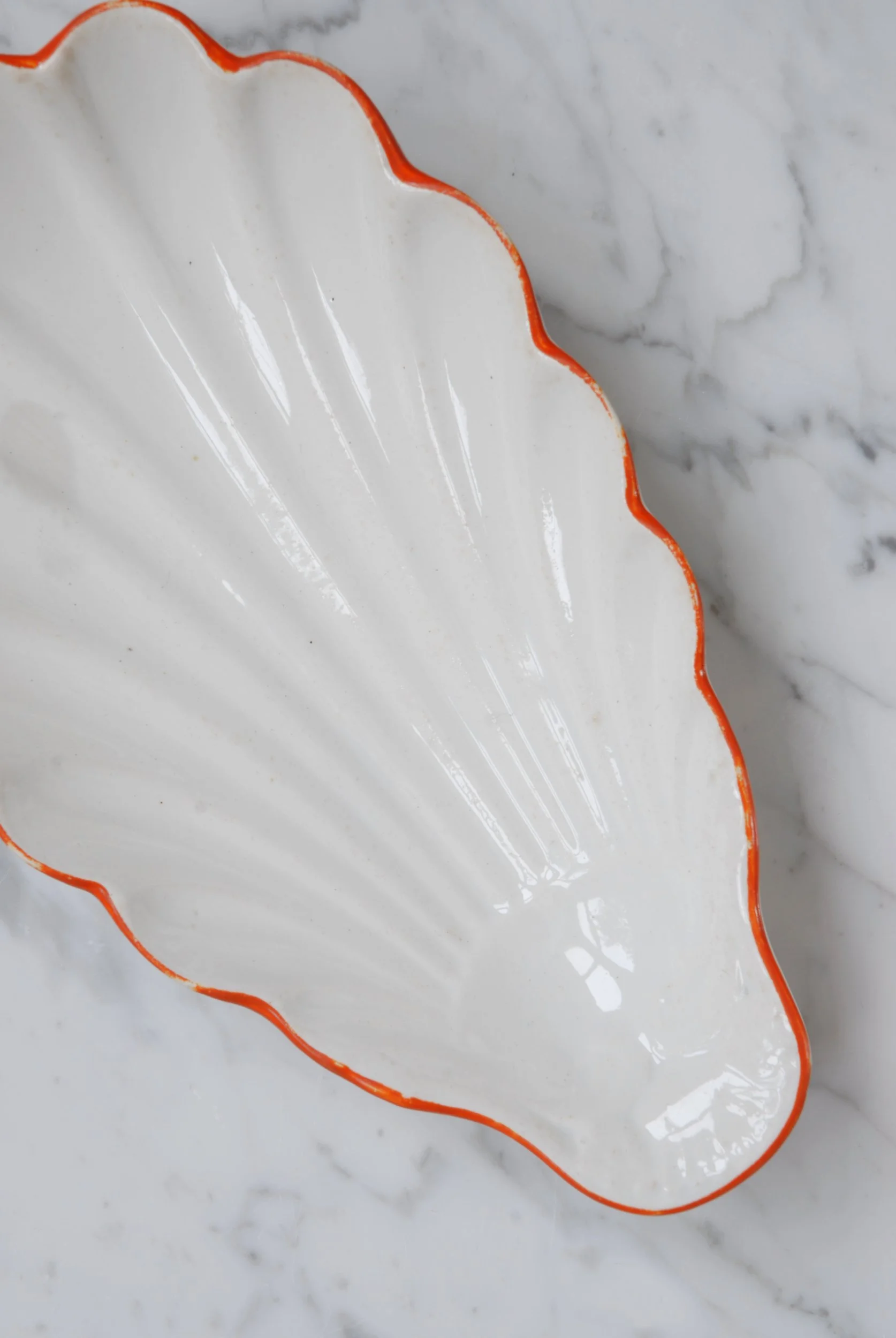 French Faience Soap Dish — Water and Wood