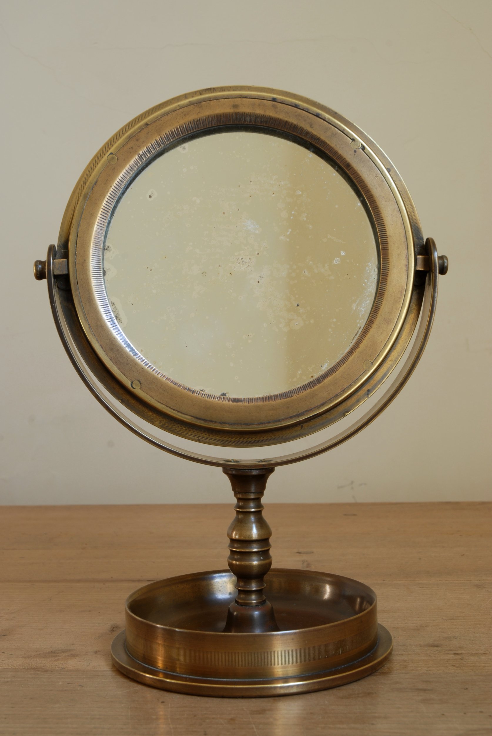 SIZED 1142 Trench Art Mirror Antique.JPG