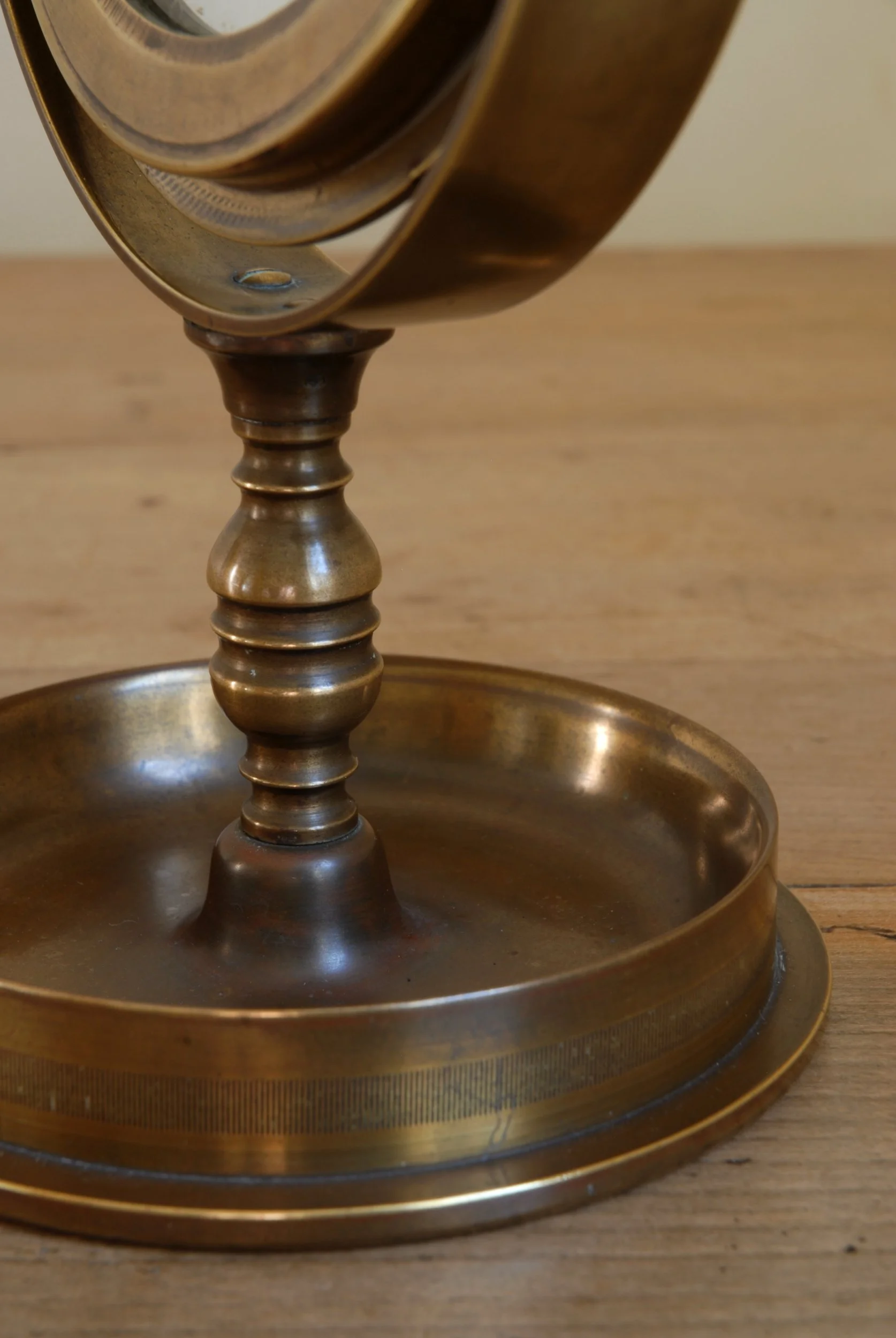 SIZED 1142 Trench Art Brass Shell Mirror.JPG