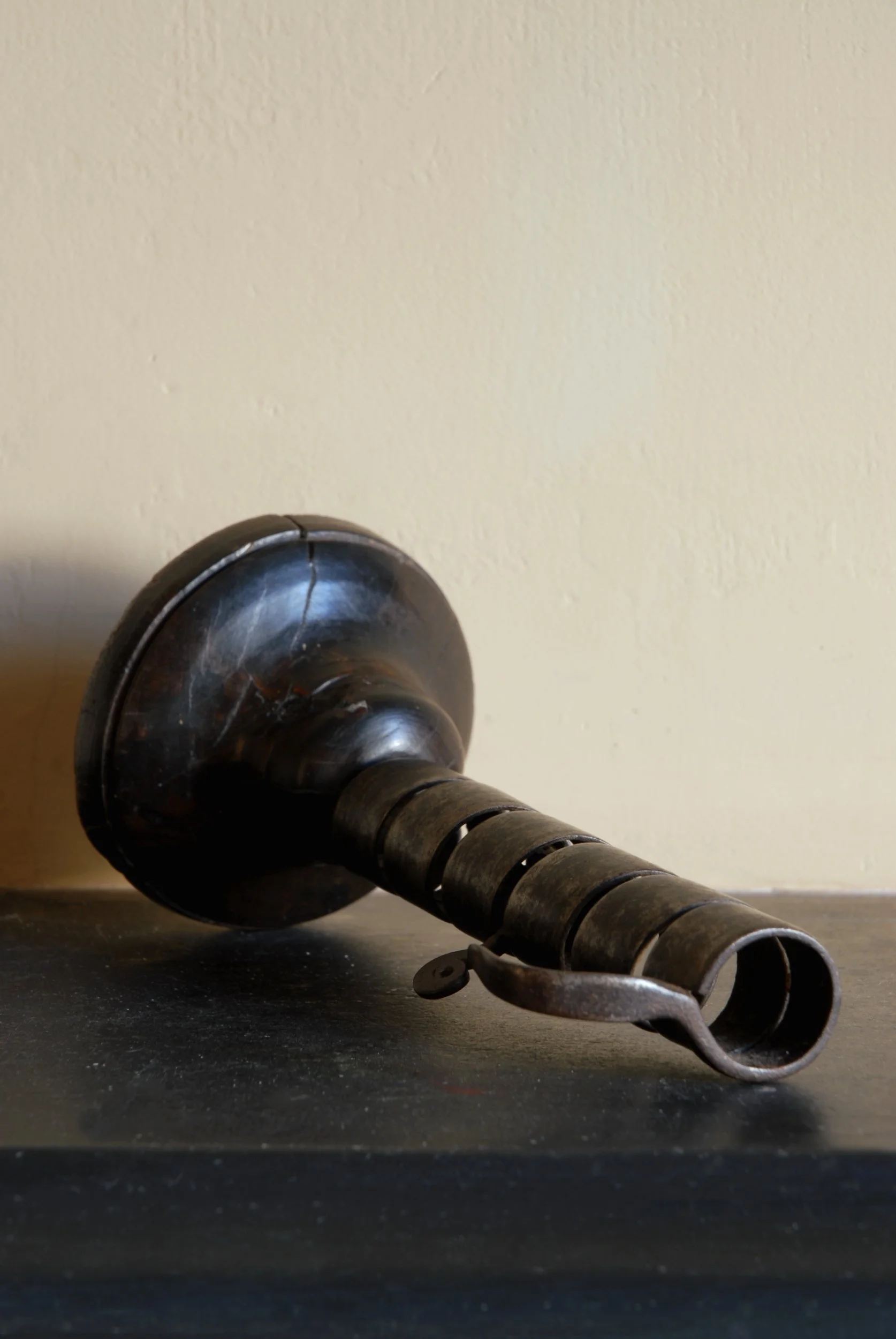 SIZED 1163 Antique Spiral Candlestick Holder.JPG