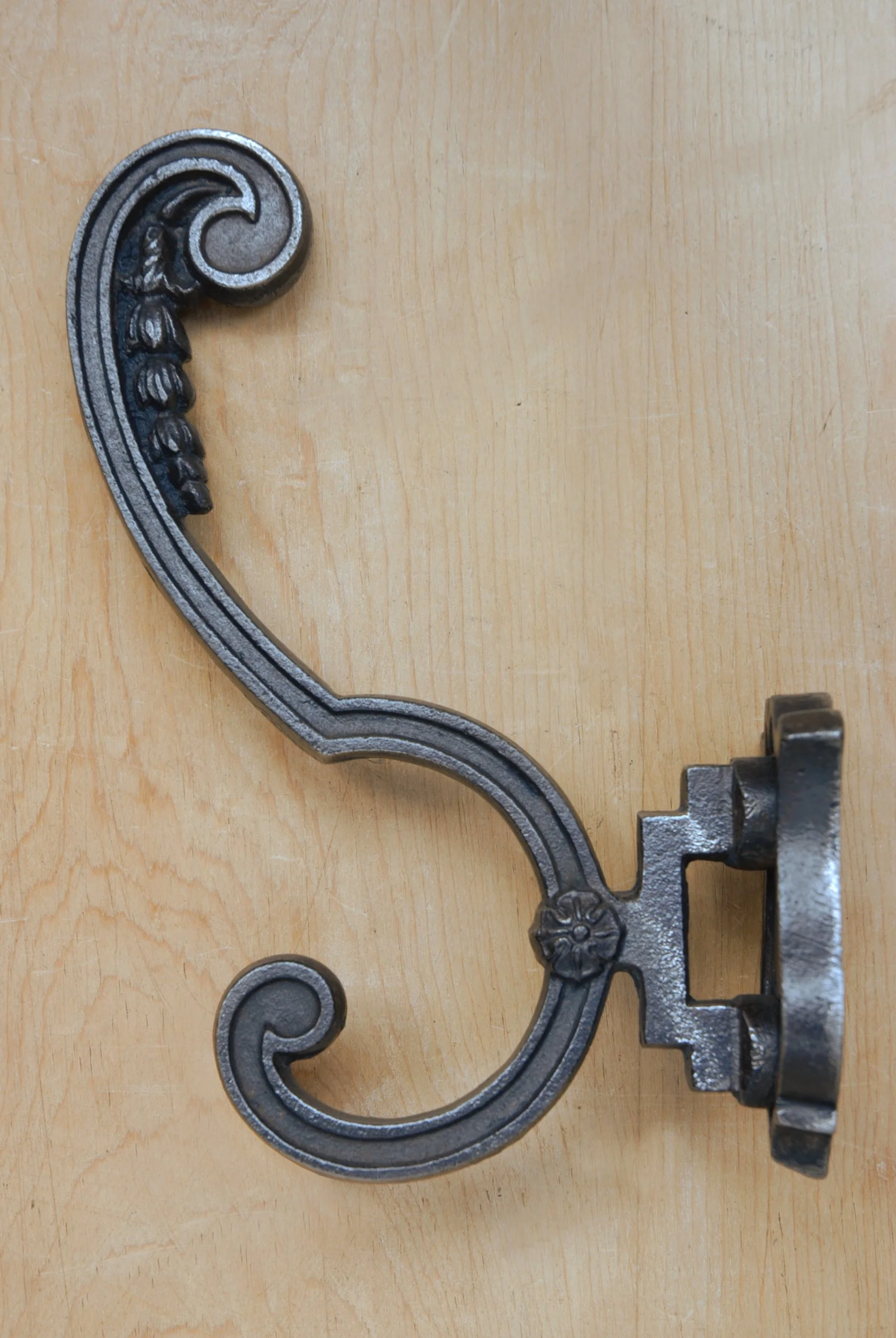 Large Victorian Iron Hook