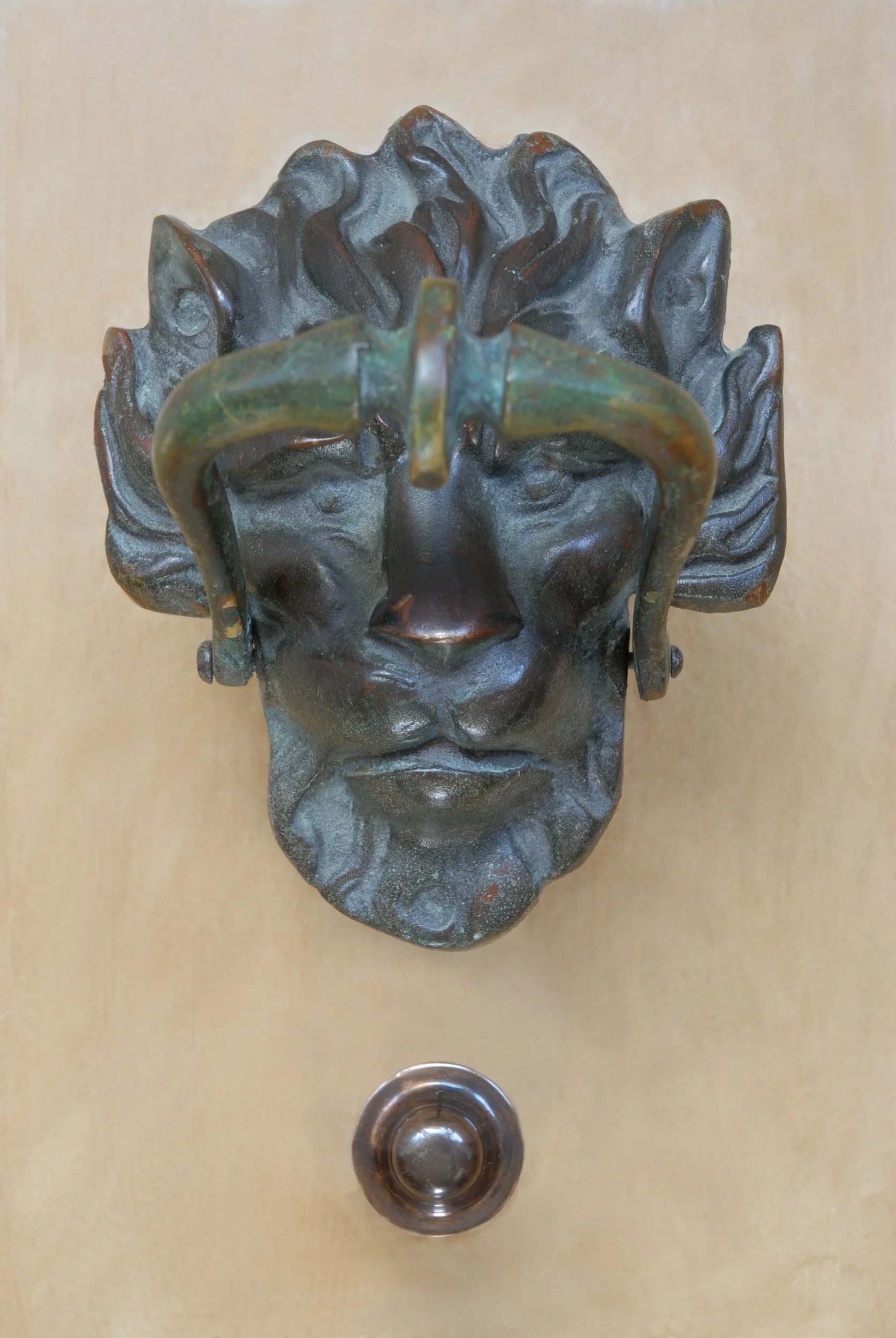 SIZED 1228 Brass Georgian Door Knocker.JPG