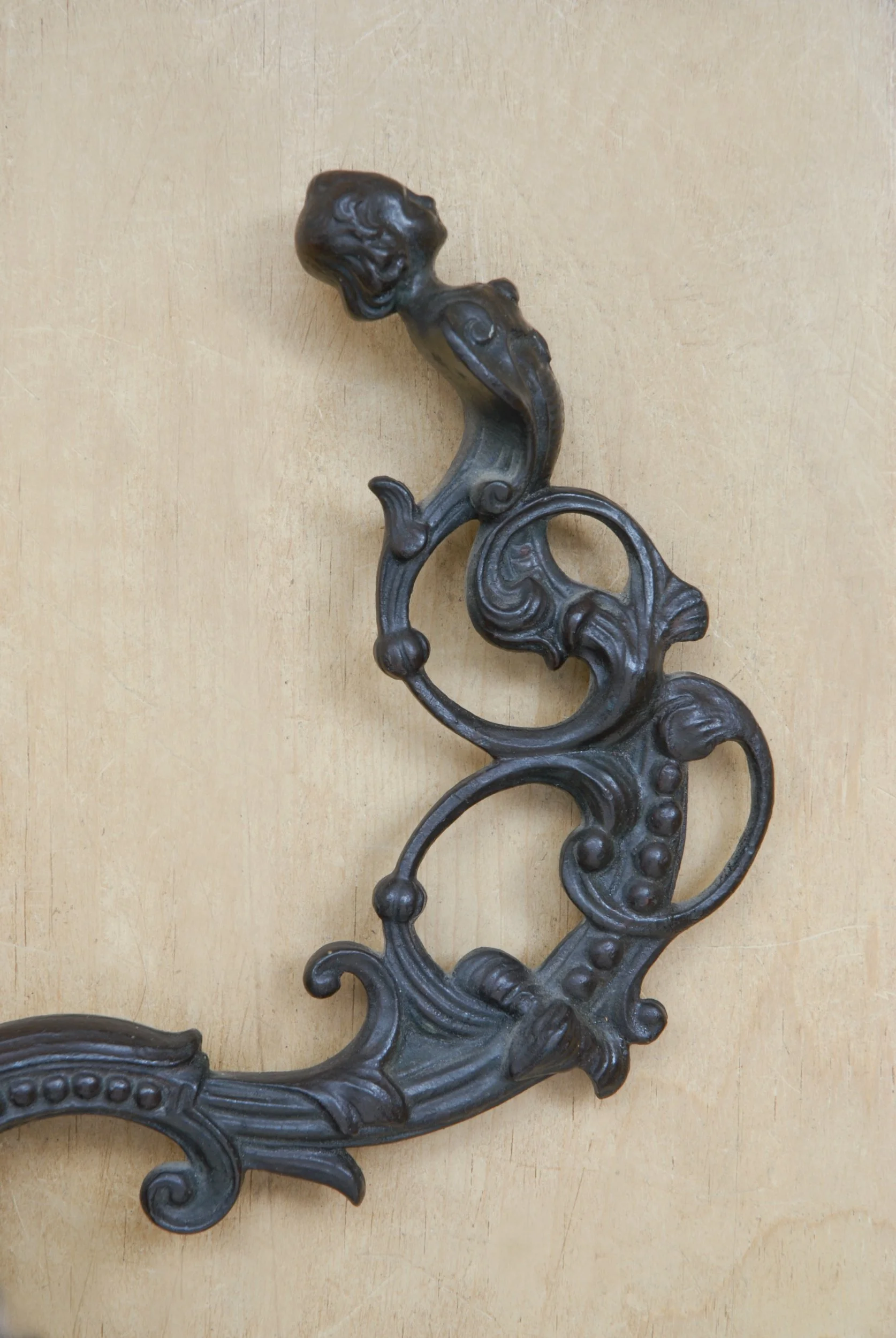 Large Figural French Coat Hook