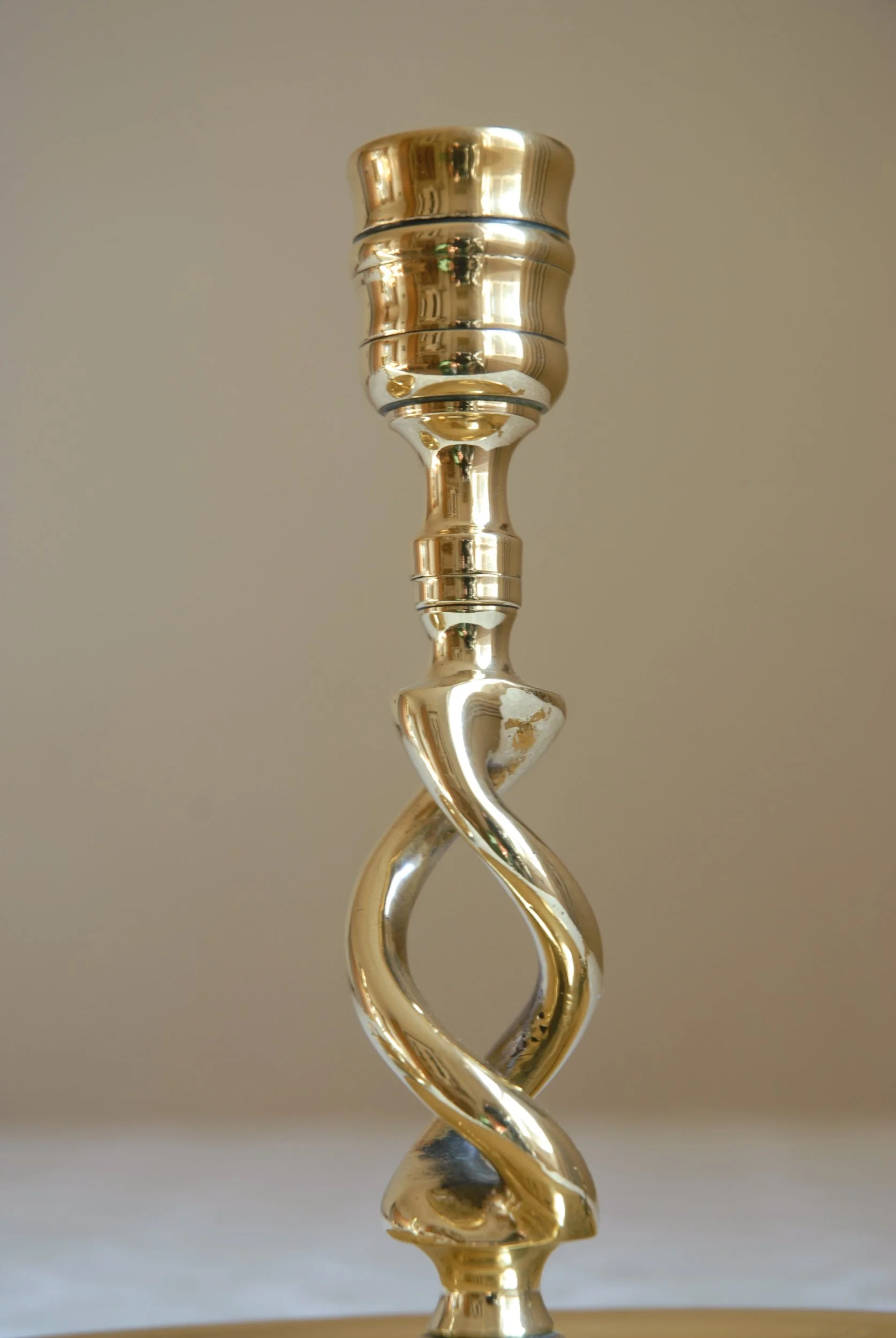 SIZED 1306 Brass Victorian Candlestick Pair.JPG
