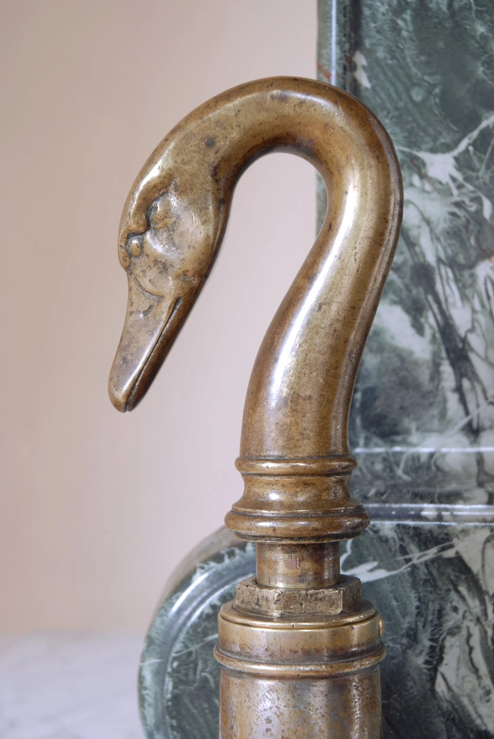 SIZED 1431 Brass Swan Taps.JPG