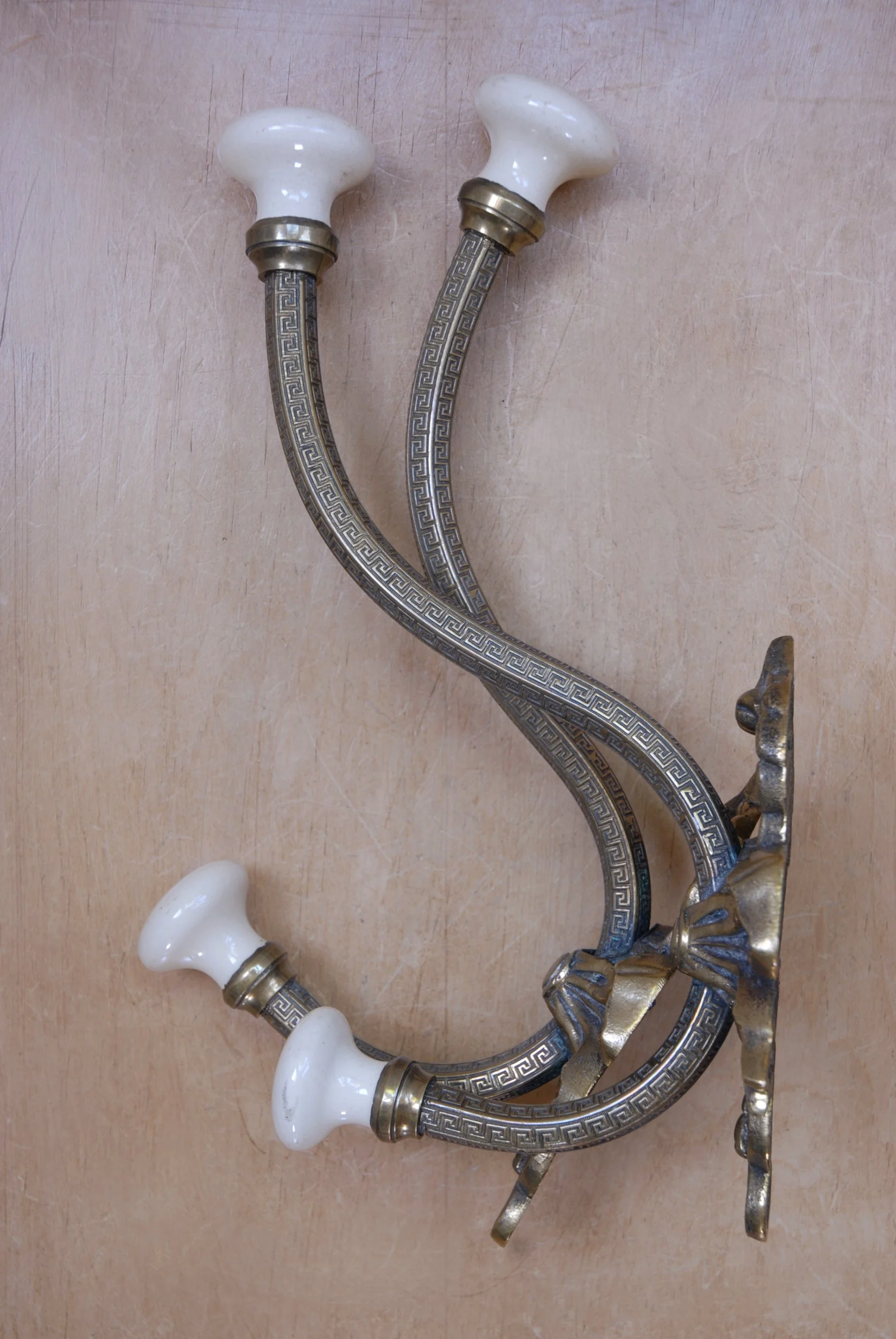 SIZED 1394 Brass Coat Hooks Antique.JPG