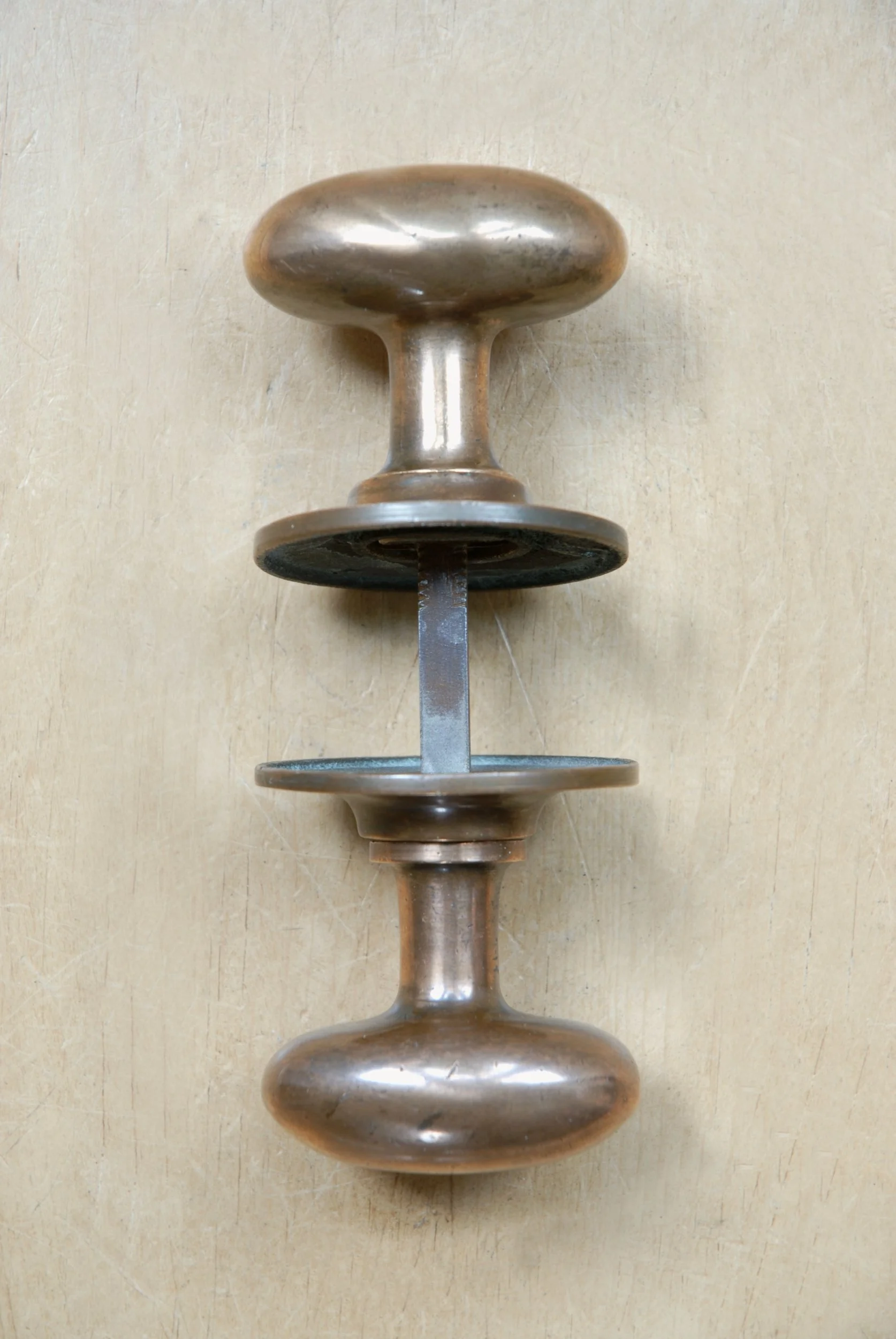 Oval Brass Door Knobs