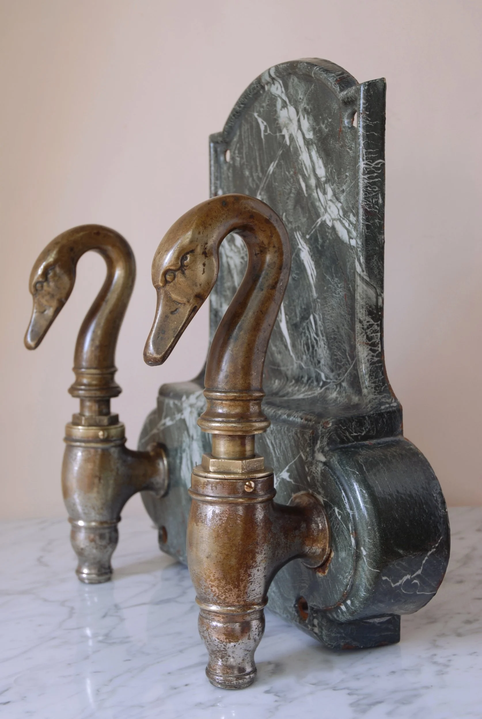 Rare Antique French Bath Taps