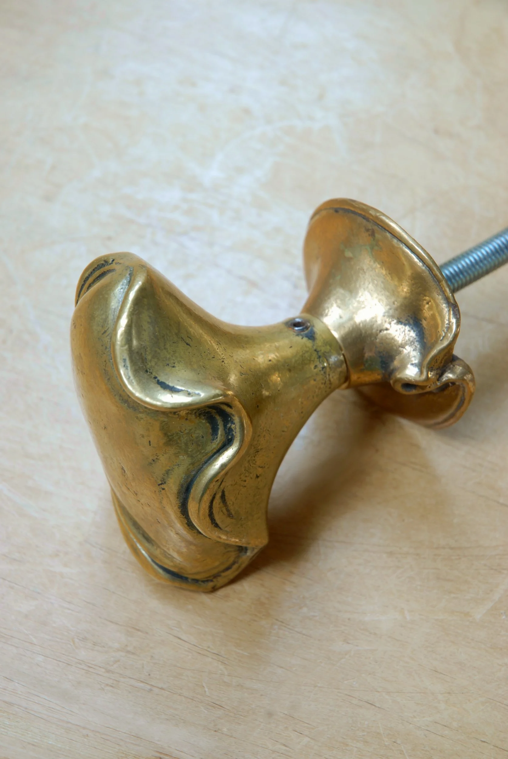 SIZED 1274 Italian Door Handle Mid Century.JPG