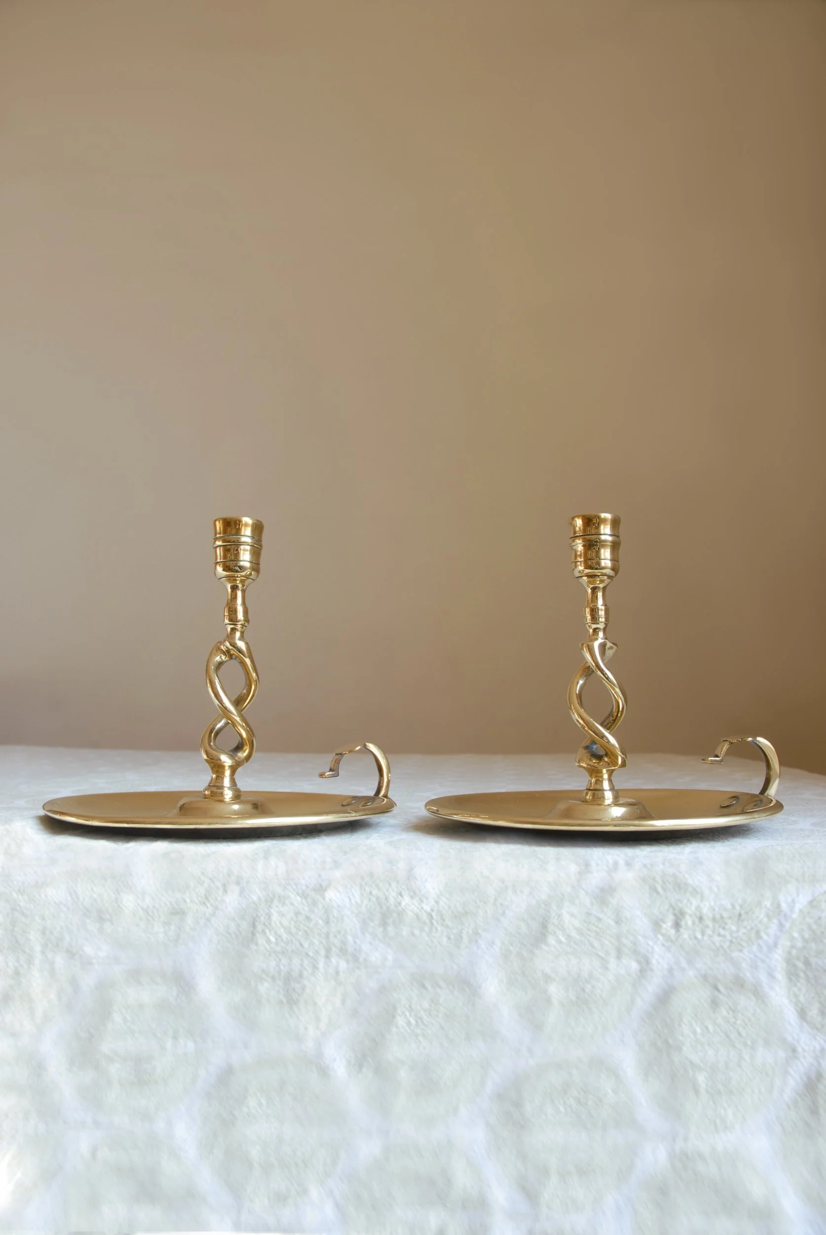 Pair Of Victorian Chambersticks