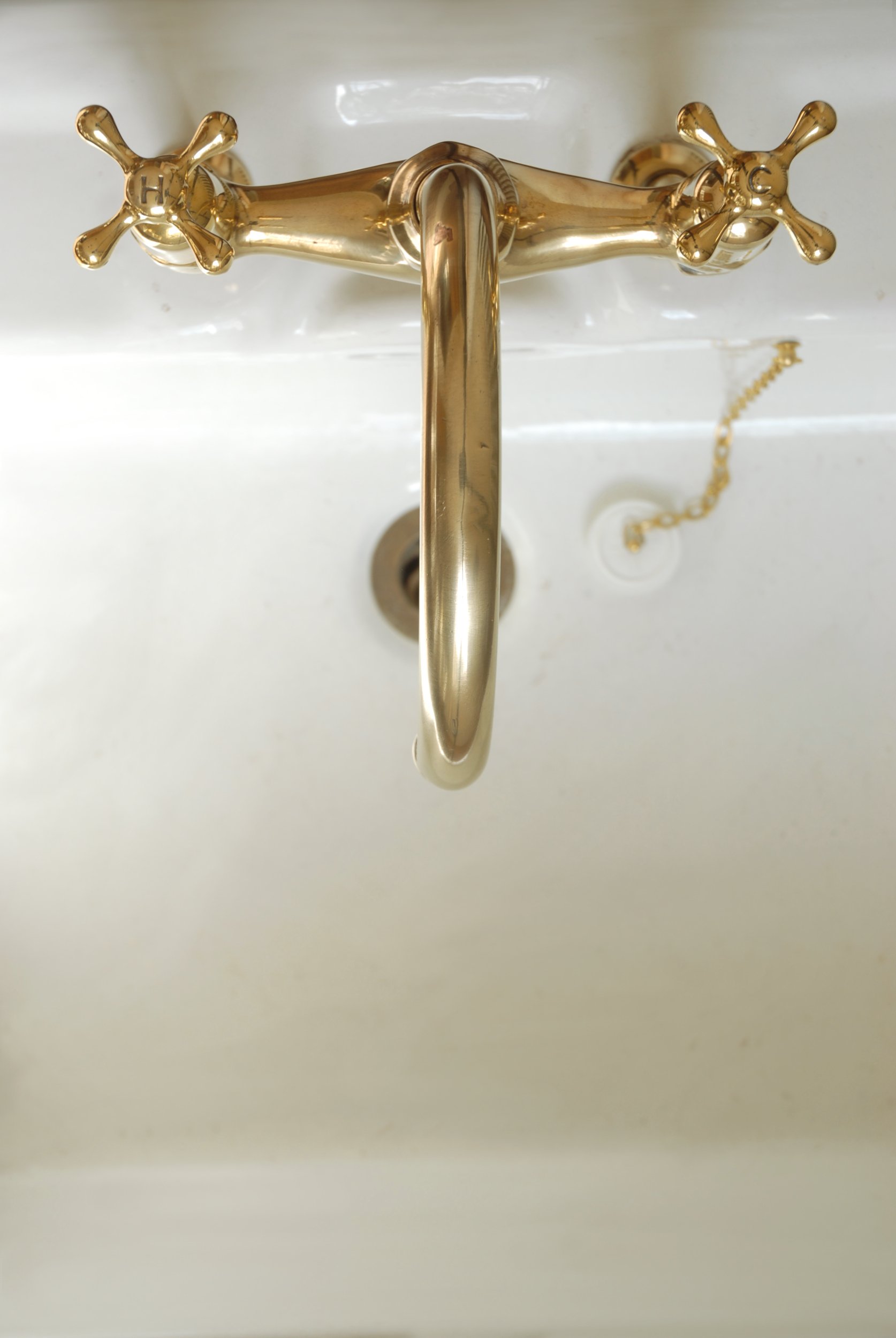 SIZED 1454 Antique Brass Mixer Taps.JPG