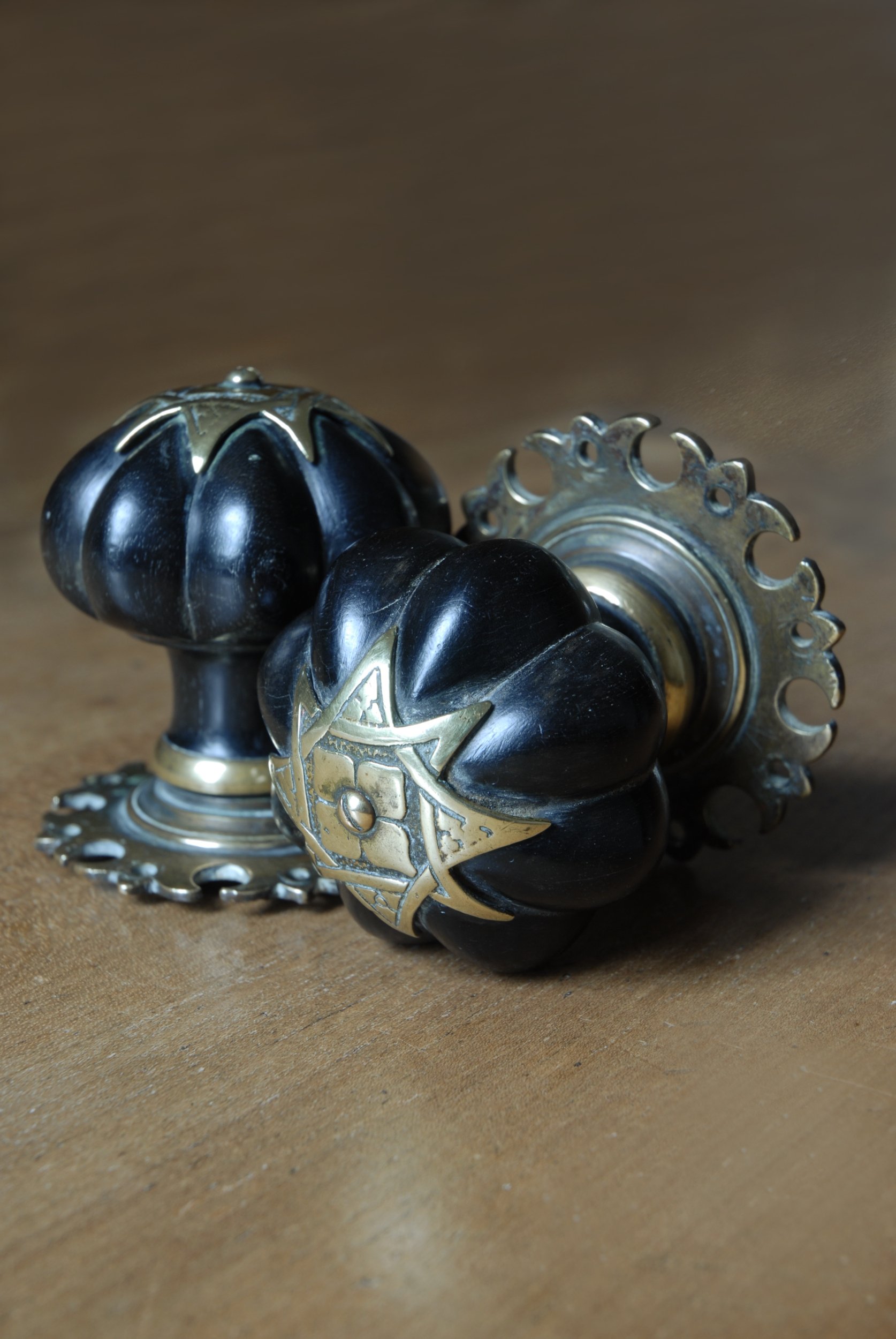 SIZED 1568 Ebony Door Handle Victorian.JPG