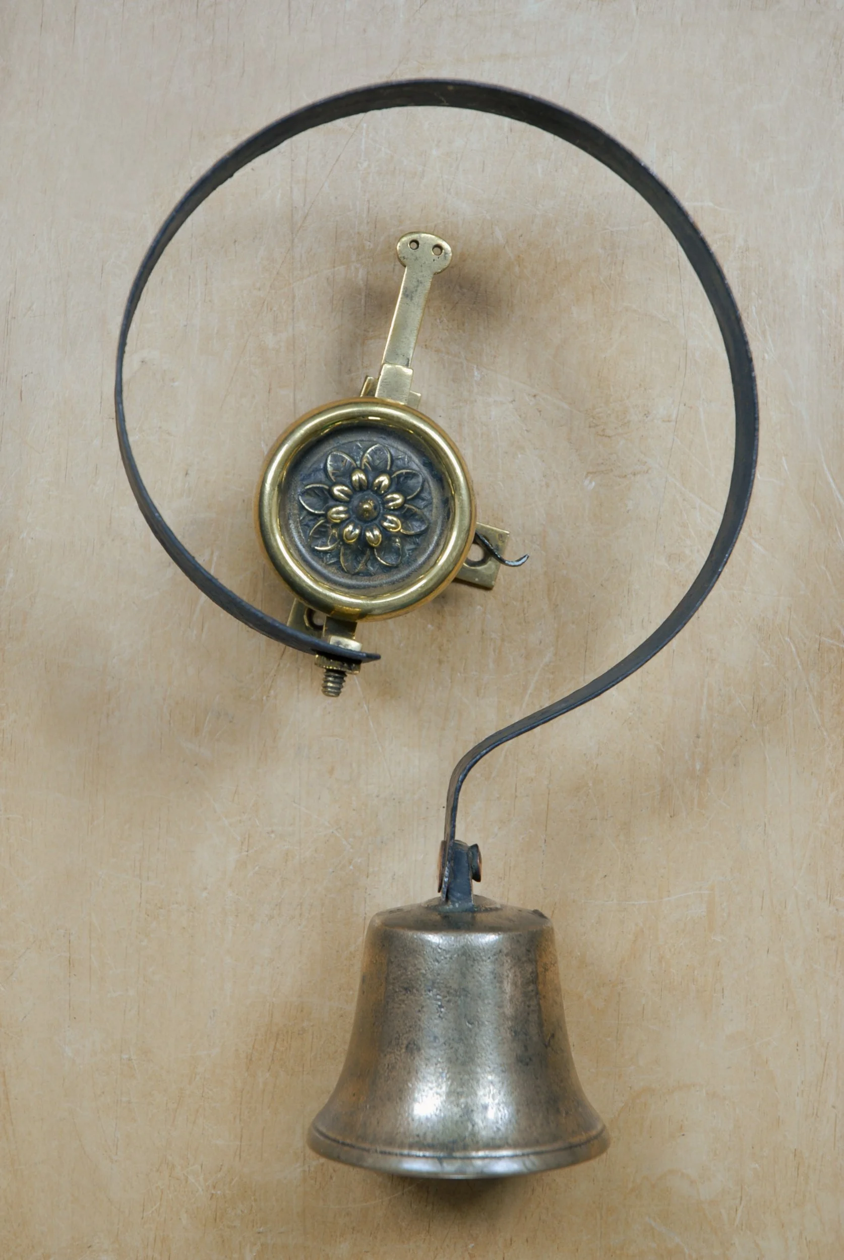 SIZED 1427 Brass Iron Door Bell.JPG